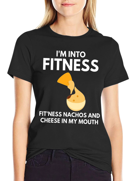 Fitness Nachos T-Shirt - Funny Foodie Tee