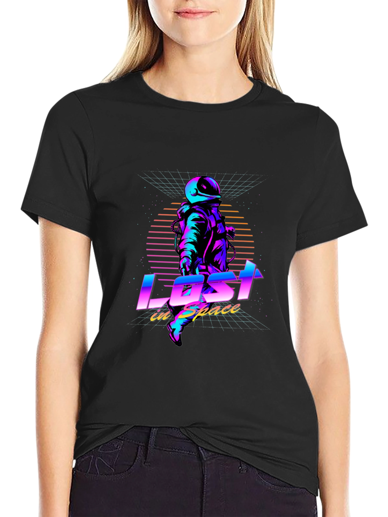 Lost in Space T-Shirt - Retro Astronaut Design