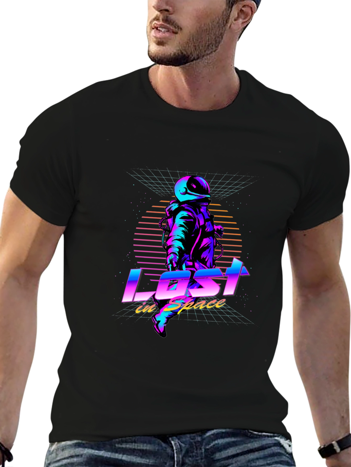 Lost in Space T-Shirt - Retro Astronaut Design