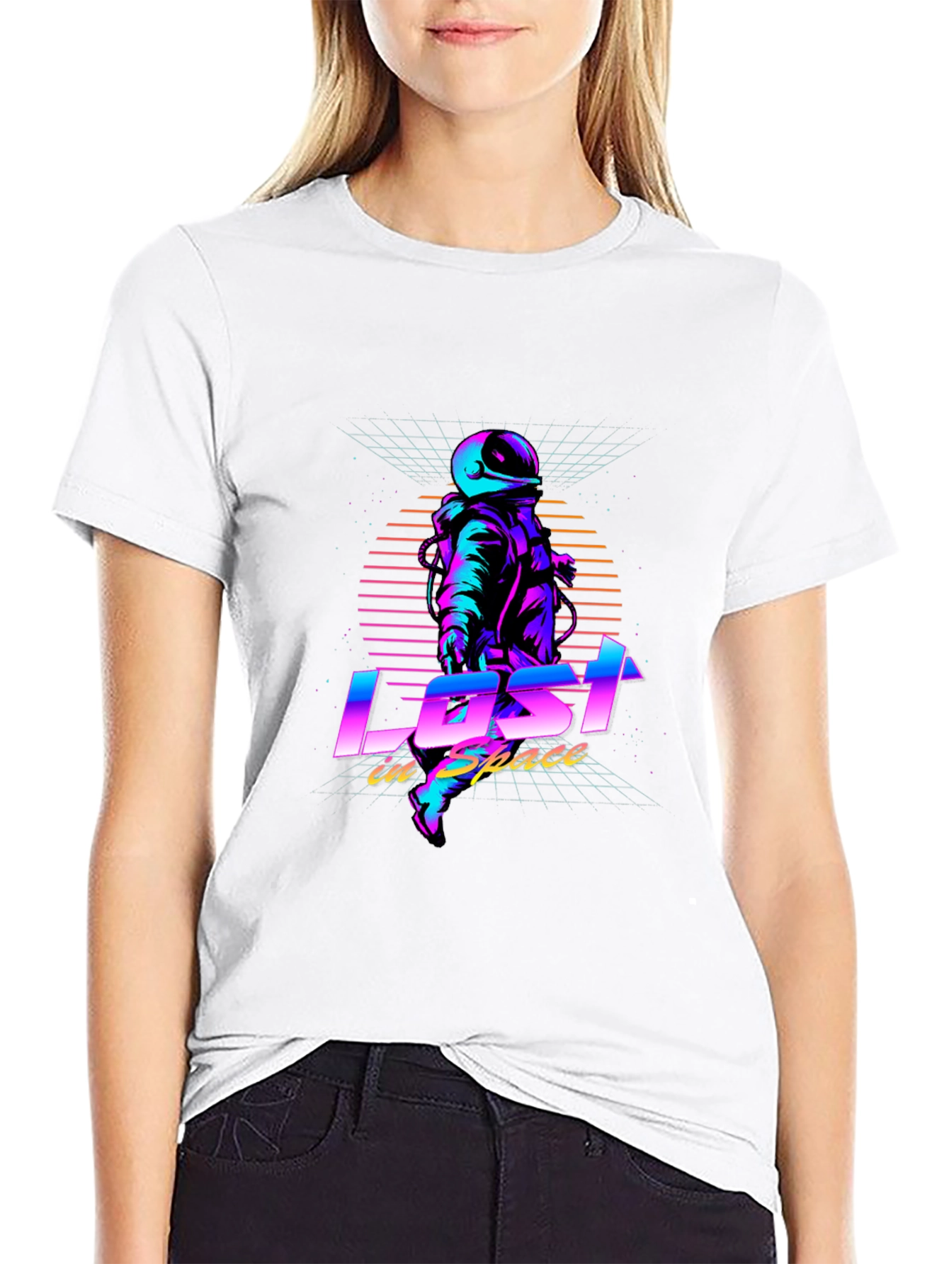 Lost in Space T-Shirt - Retro Astronaut Design
