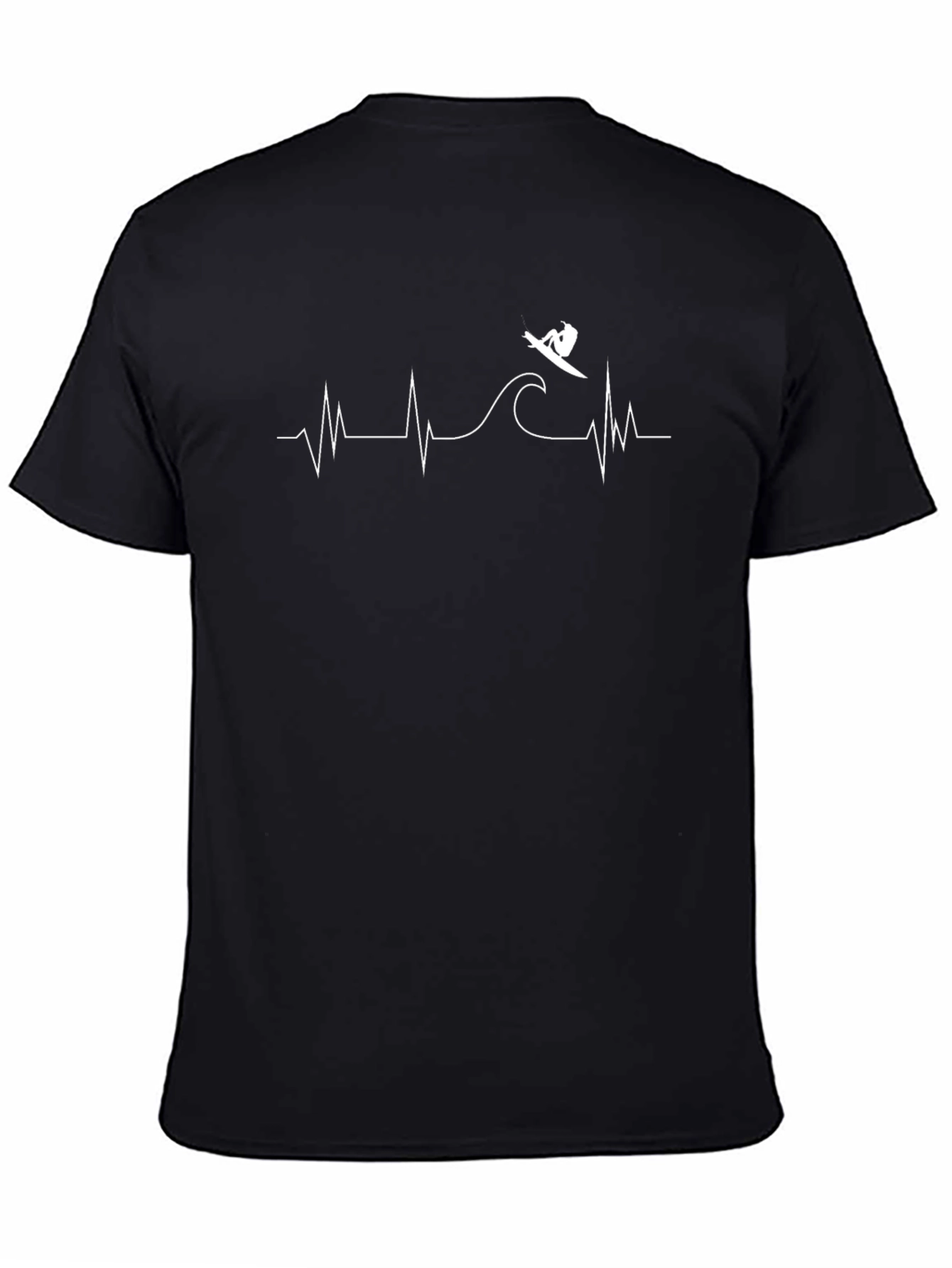 Surfing Heartbeat T-Shirt - Ride the Wave of Life!