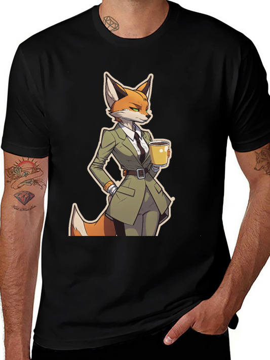 Fox in Suit Graphic Tee