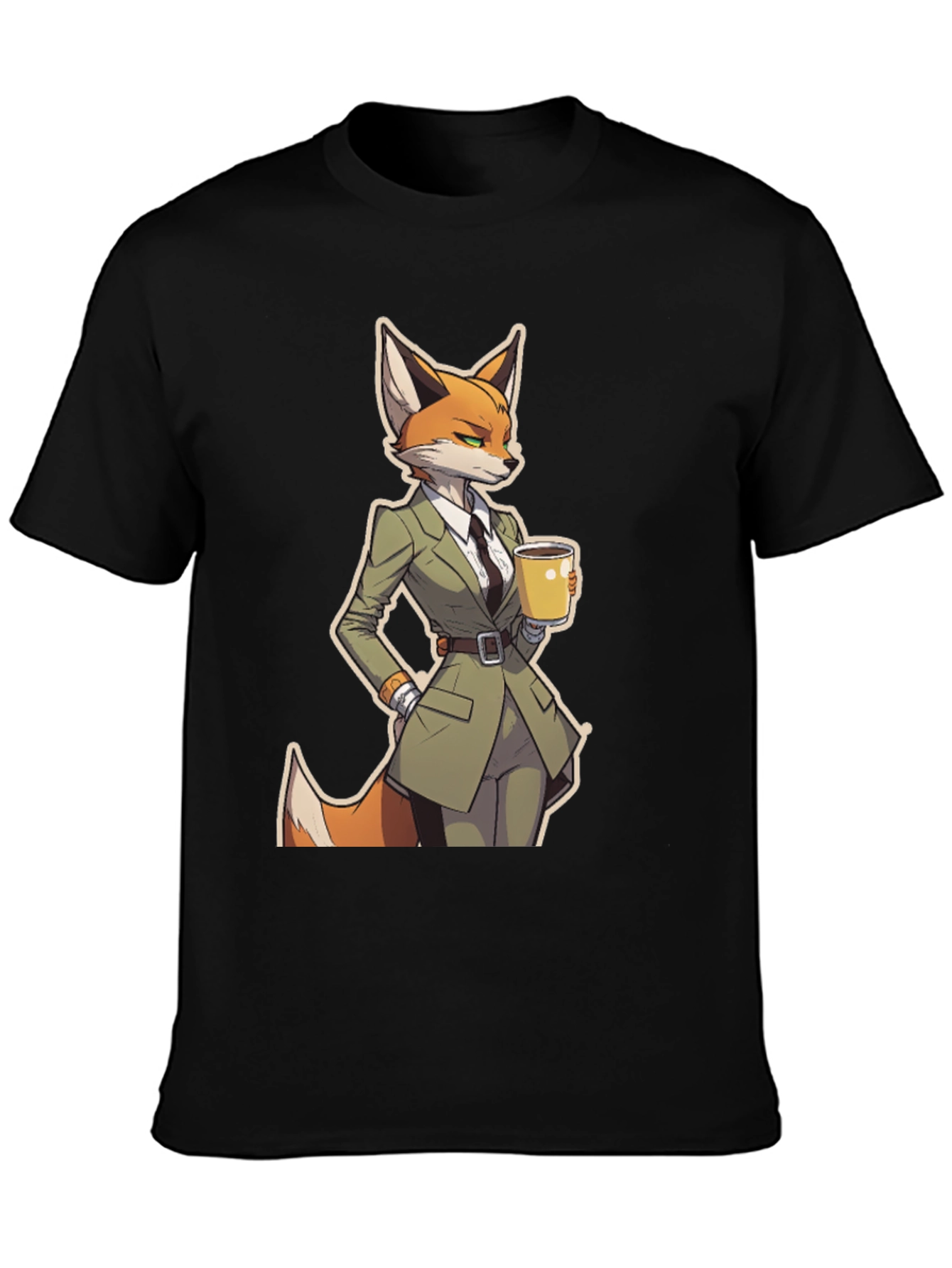 Fox in Suit Graphic Tee