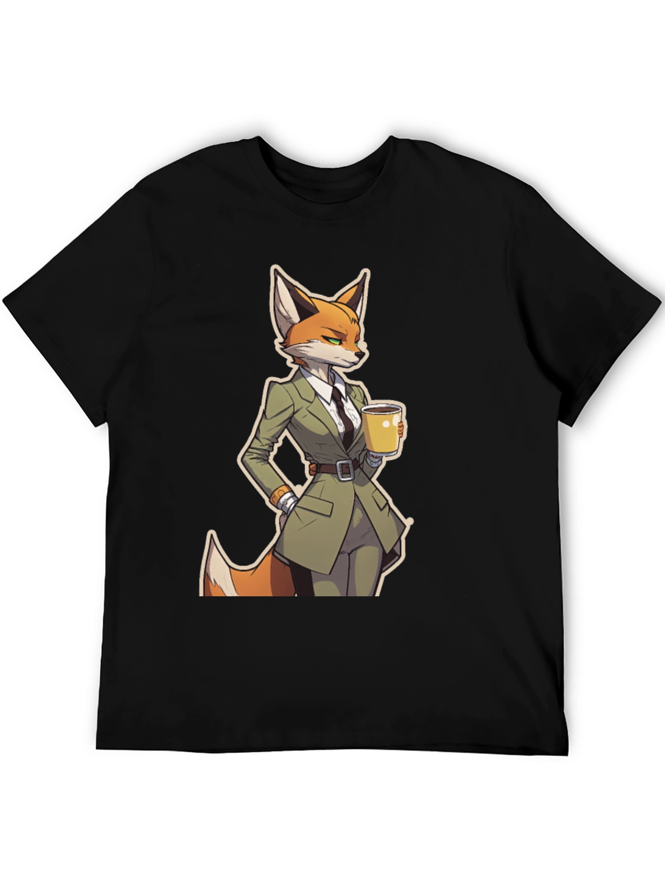 Fox in Suit Graphic Tee