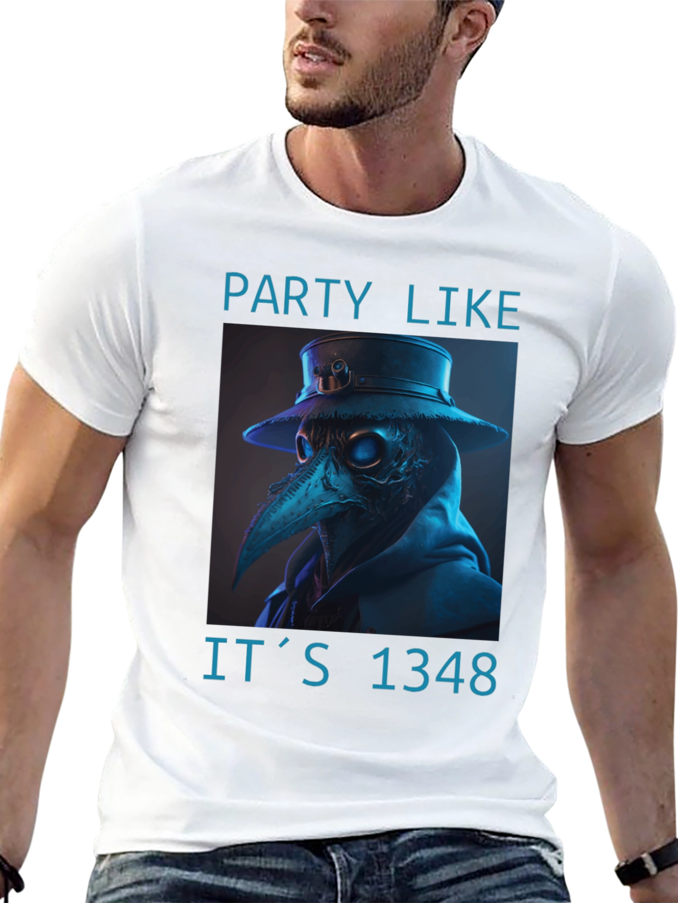 Plague Doctor T-Shirt - Party Like Its 1348