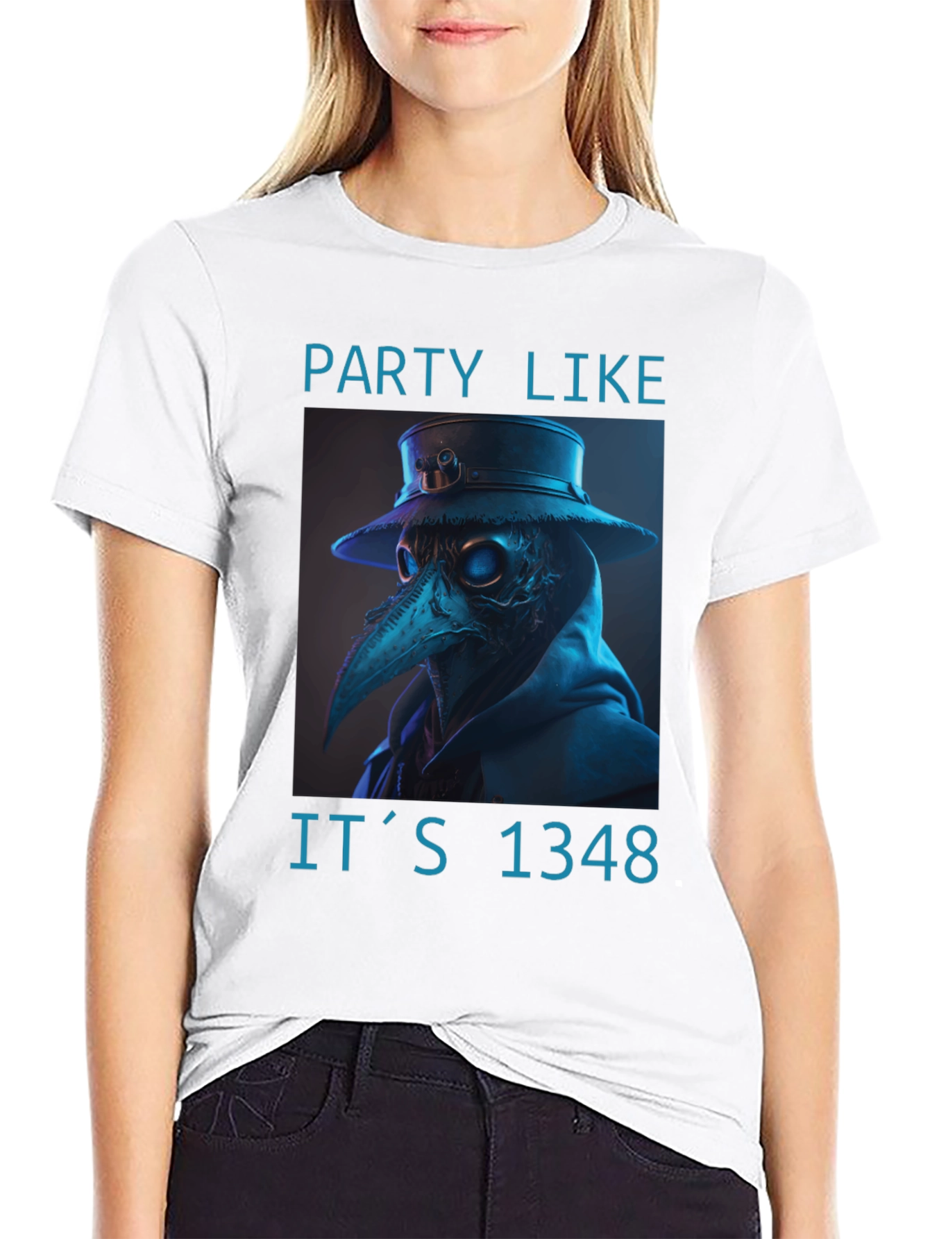 Plague Doctor T-Shirt - Party Like Its 1348