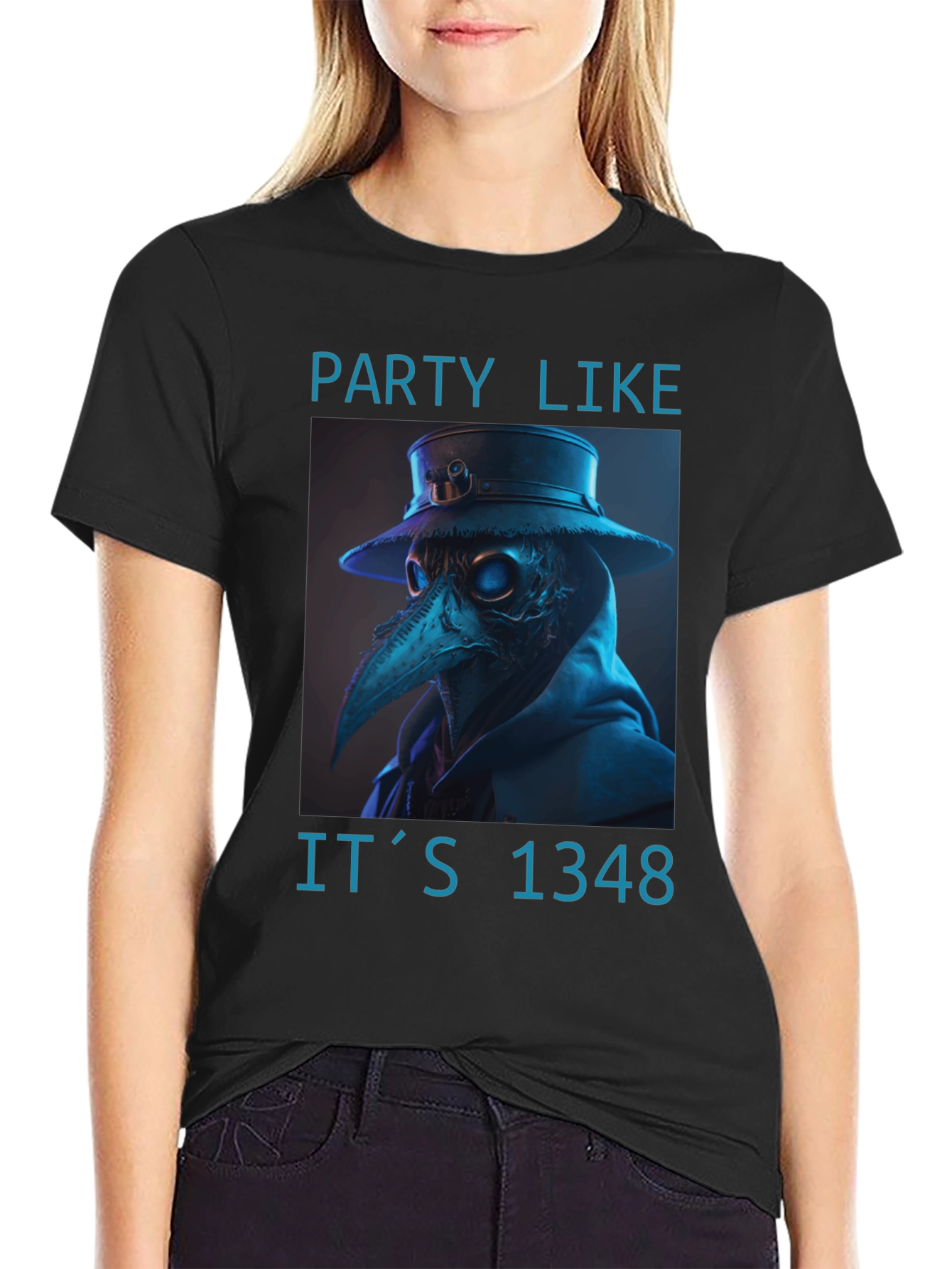 Plague Doctor T-Shirt - Party Like Its 1348