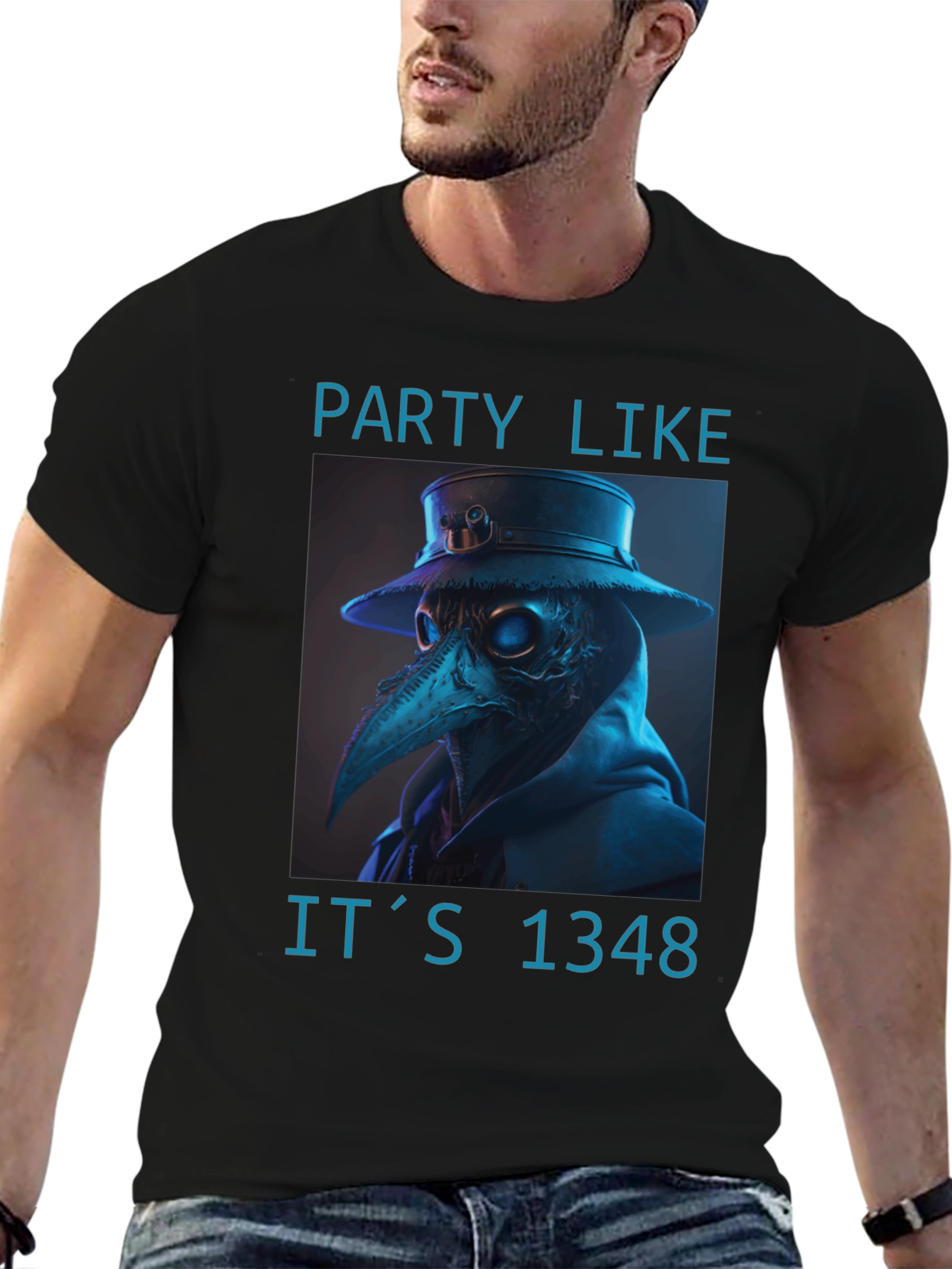 Plague Doctor T-Shirt - Party Like Its 1348