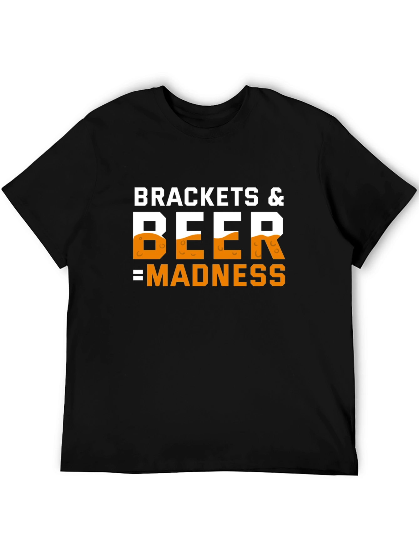 Brackets & Beer Madness Black T-Shirt
