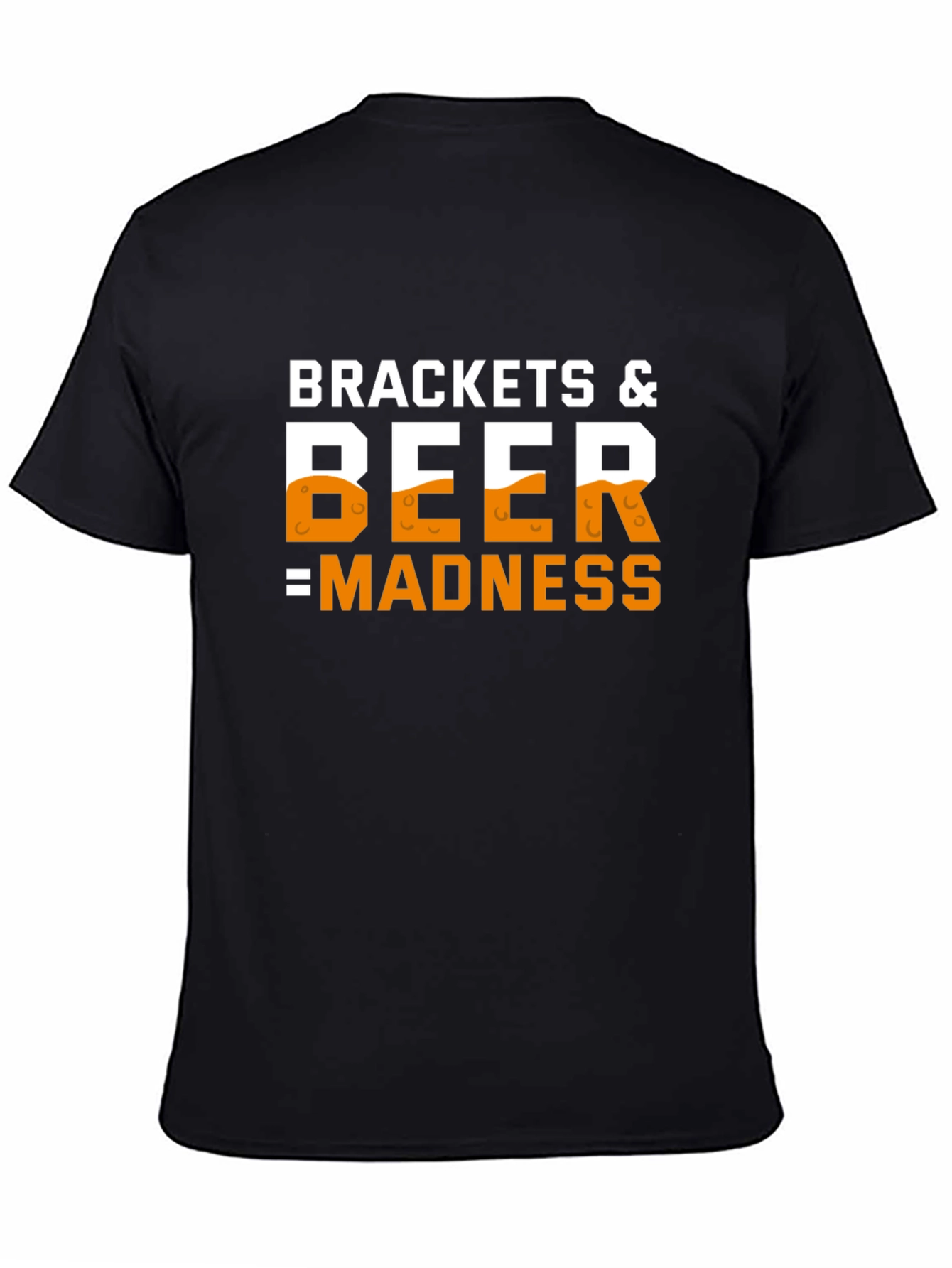 Brackets & Beer Madness Black T-Shirt