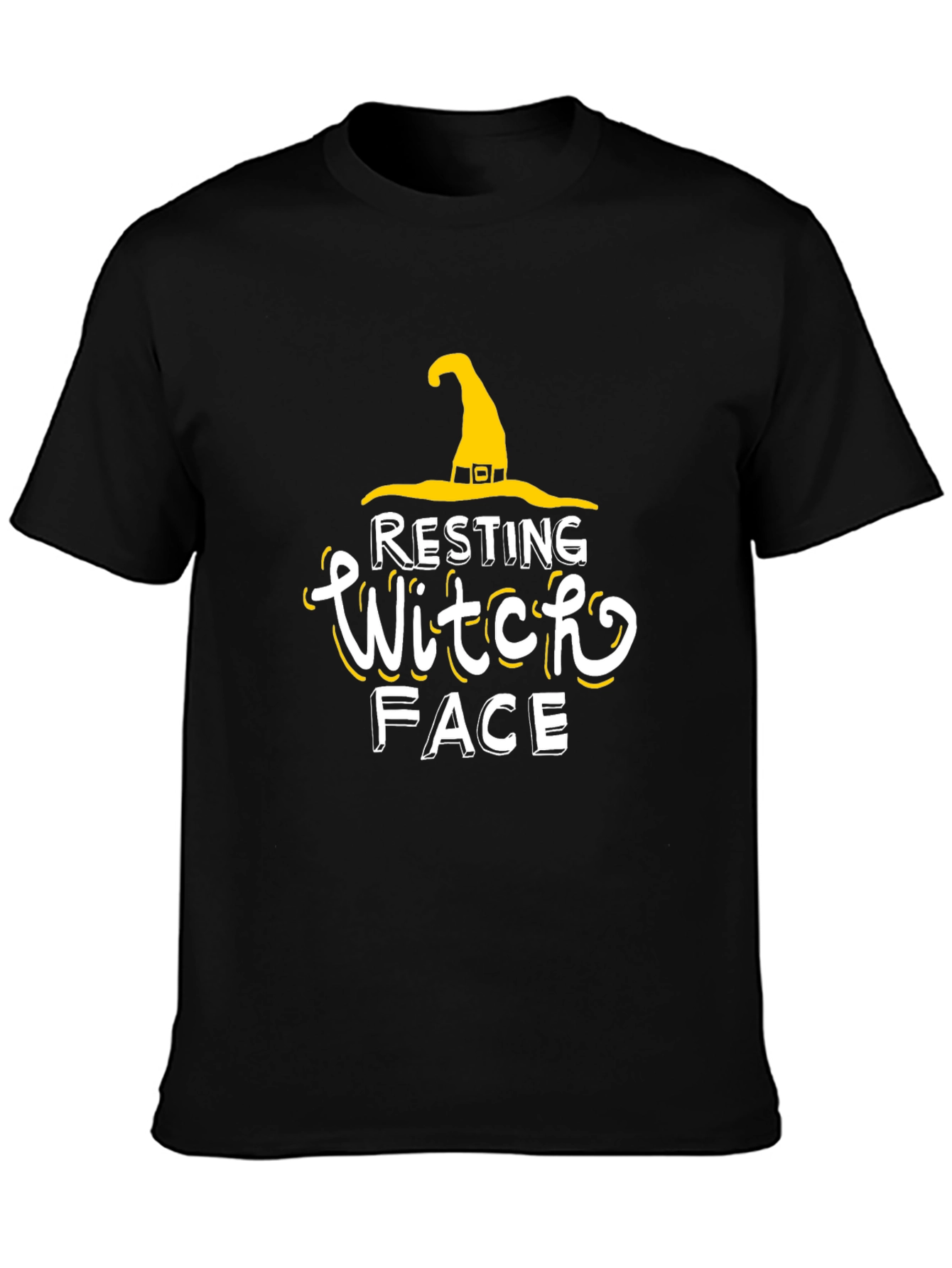 Resting Witch Face Halloween Tee