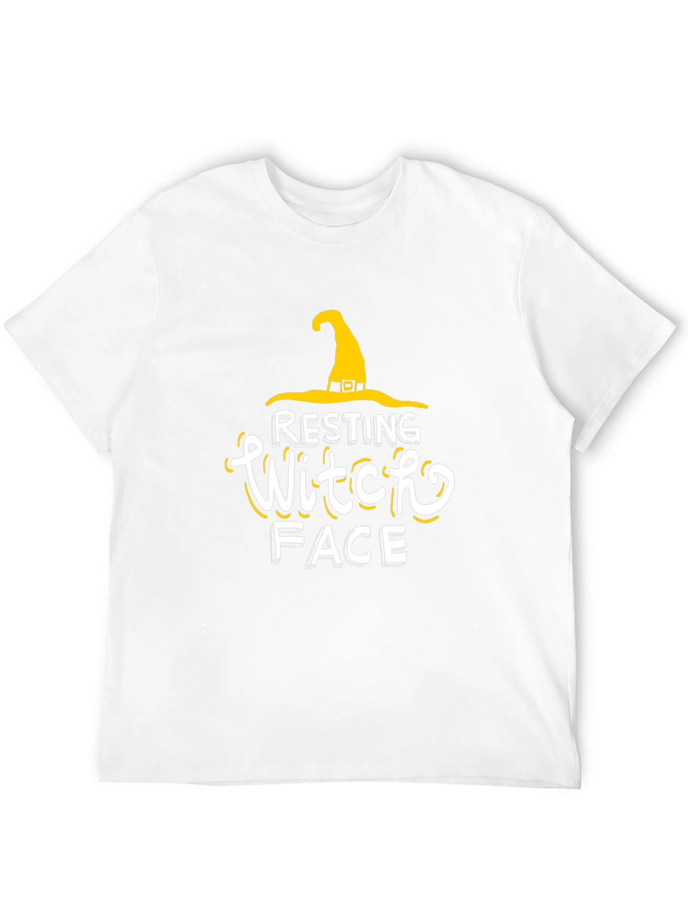 Resting Witch Face Halloween Tee