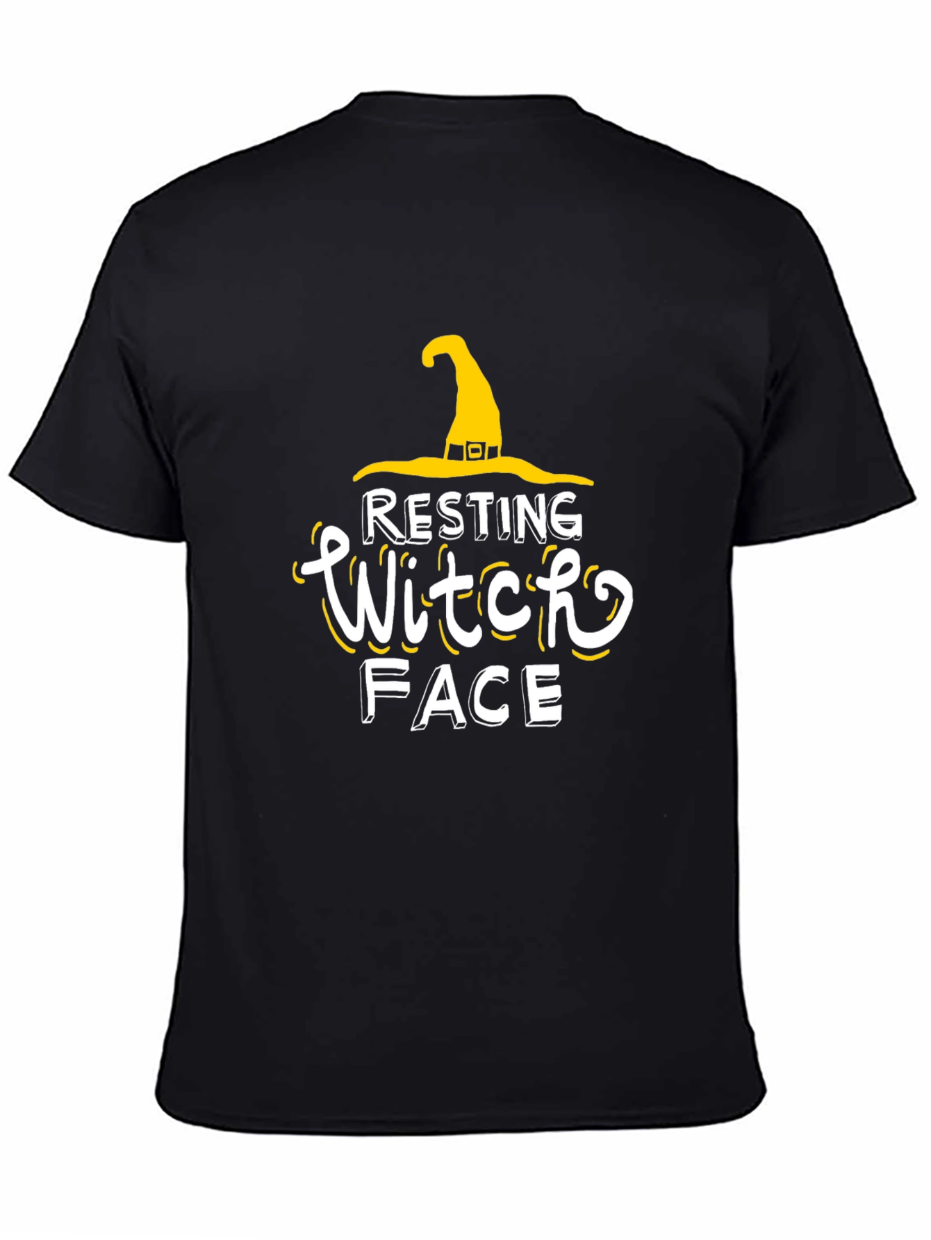 Resting Witch Face Halloween Tee