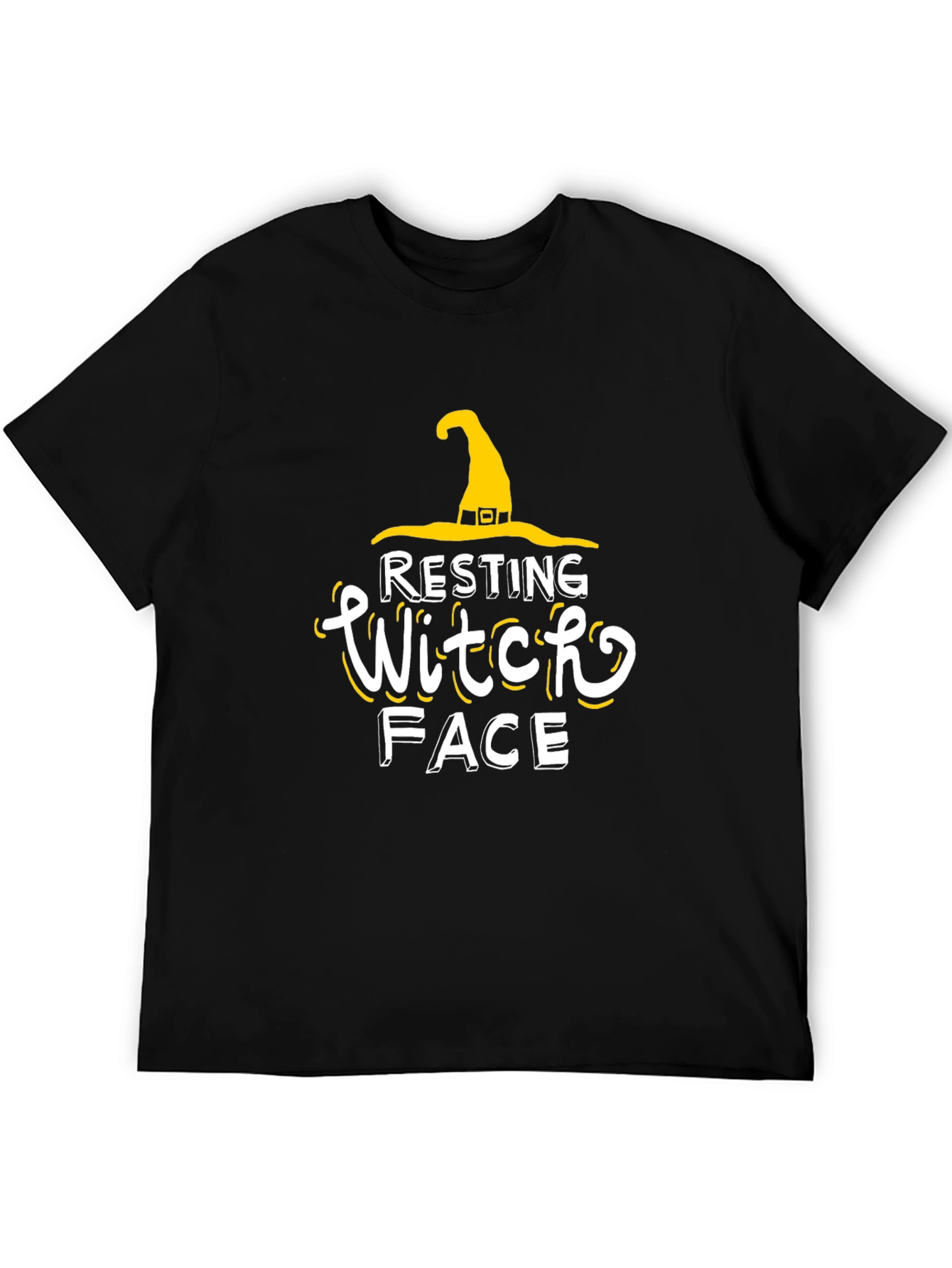 Resting Witch Face Halloween Tee