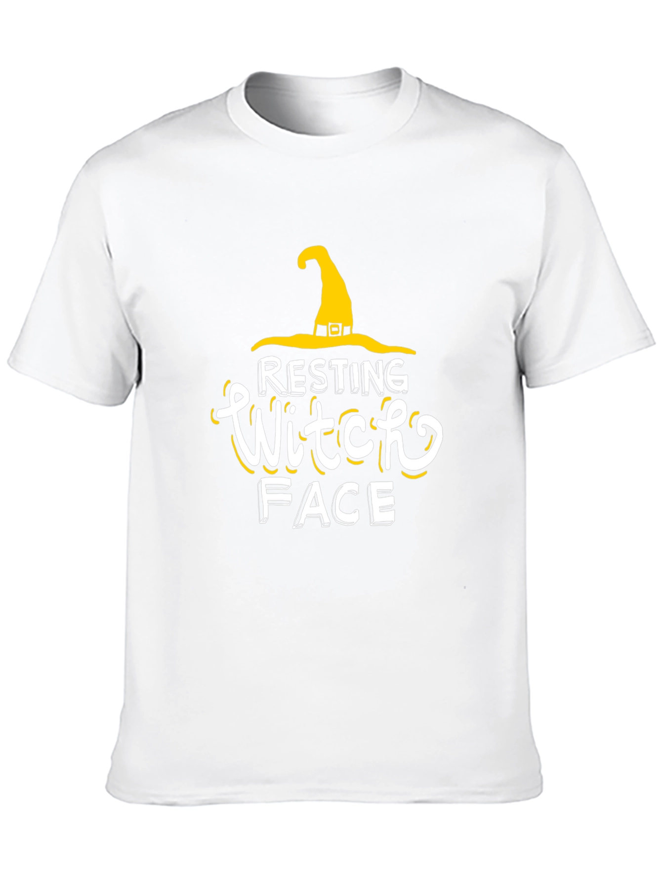 Resting Witch Face Halloween Tee
