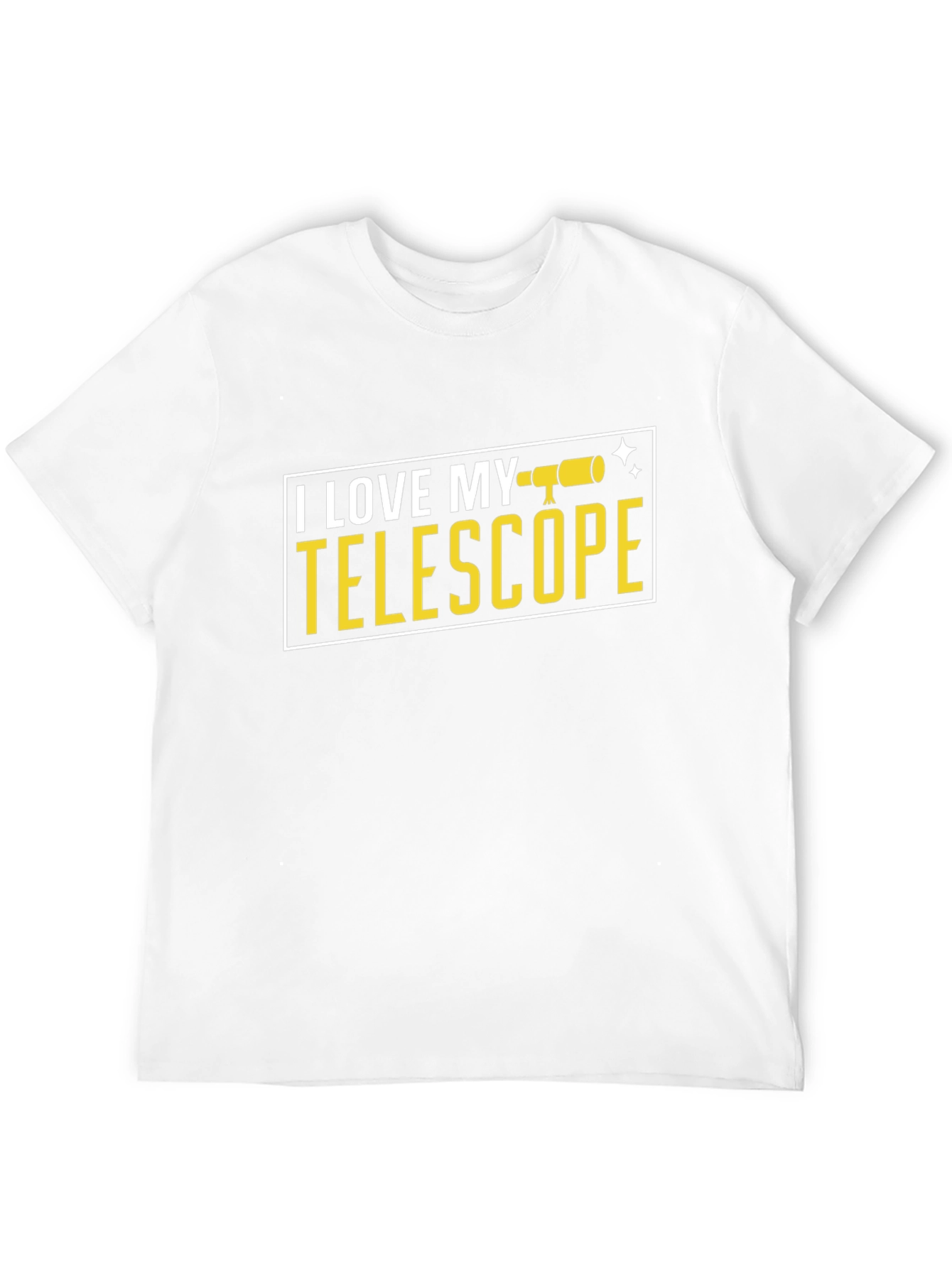 I Love My Telescope T-Shirt - Black Astronomy Tee