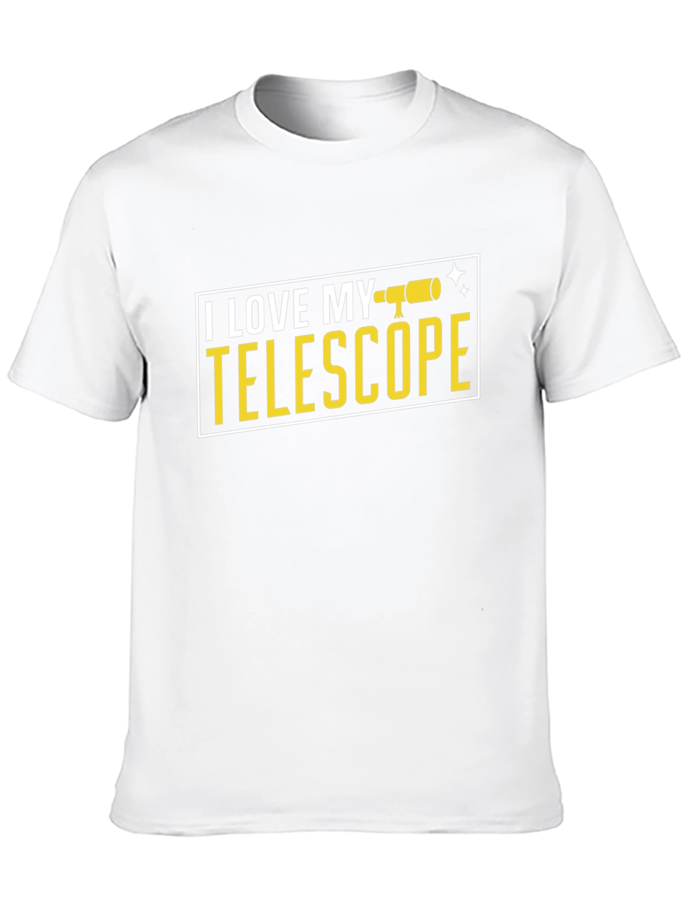 I Love My Telescope T-Shirt - Black Astronomy Tee