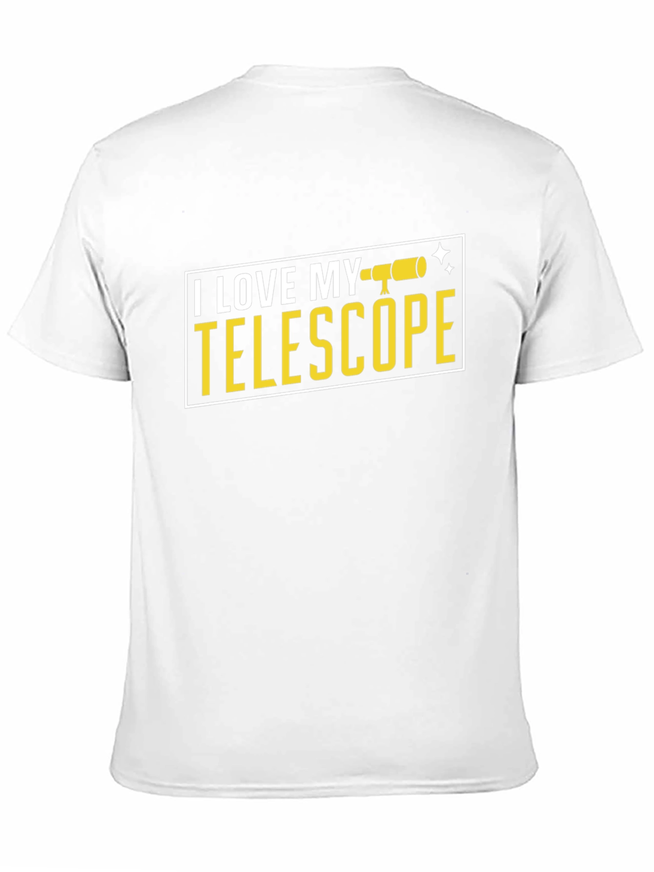 I Love My Telescope T-Shirt - Black Astronomy Tee