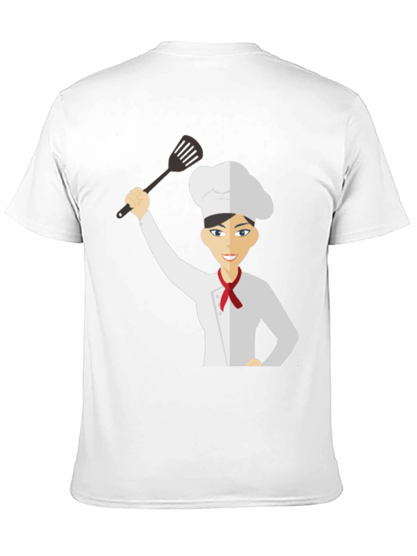 Chef Woman T-Shirt Funny Cartoon