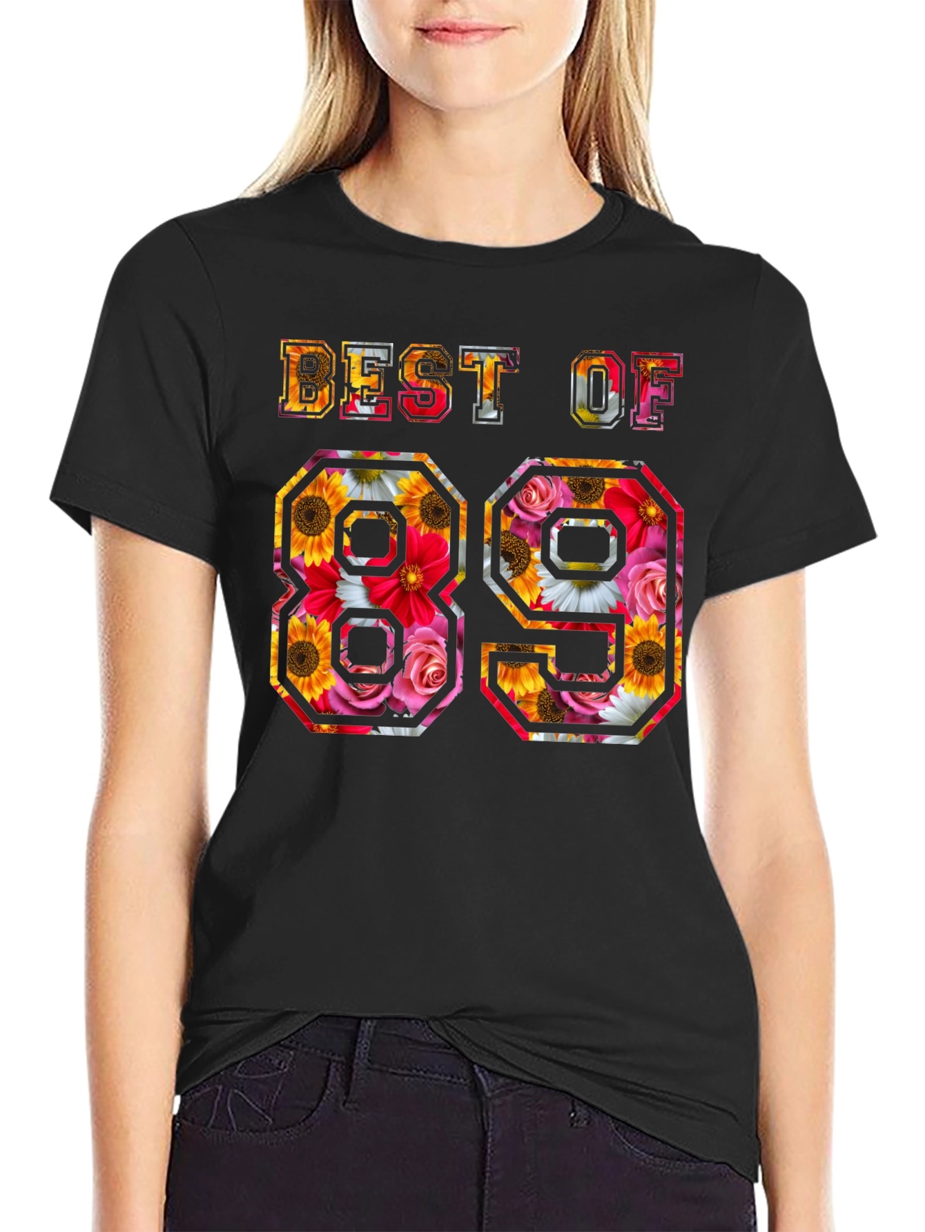 Best of 89 Floral Graphic T-Shirt
