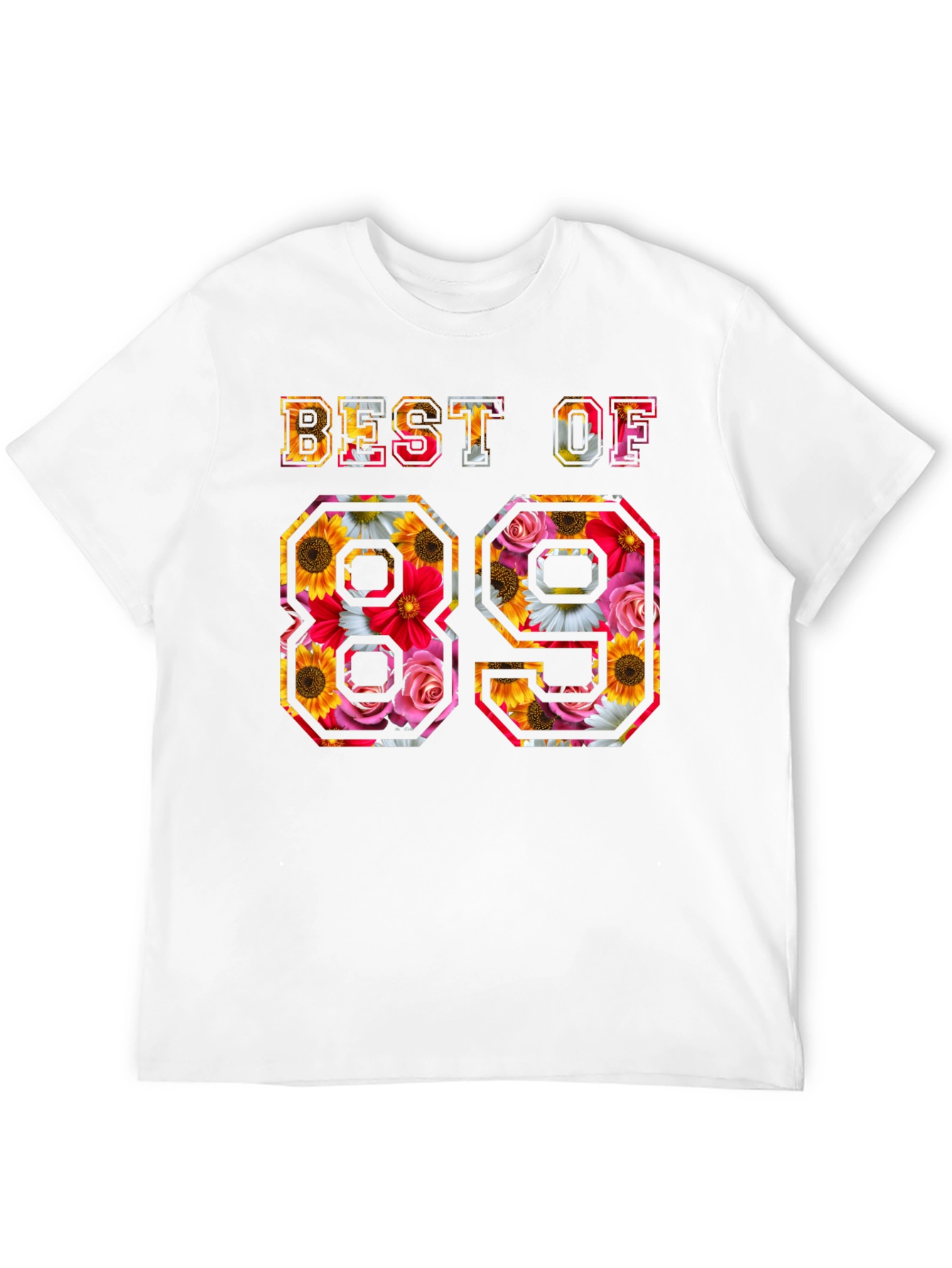 Best of 89 Floral Graphic T-Shirt