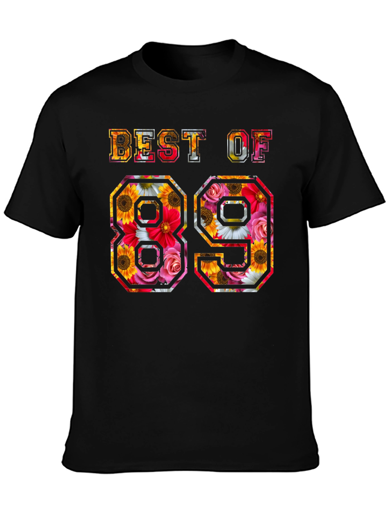 Best of 89 Floral Graphic T-Shirt