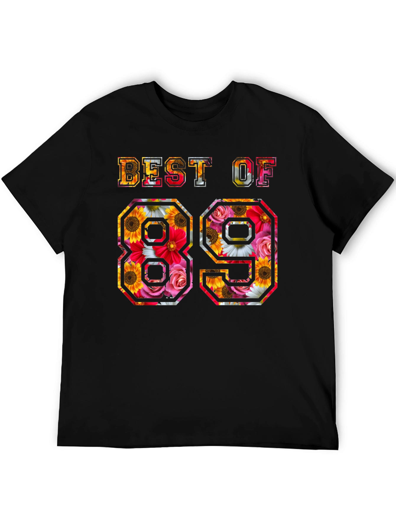 Best of 89 Floral Graphic T-Shirt