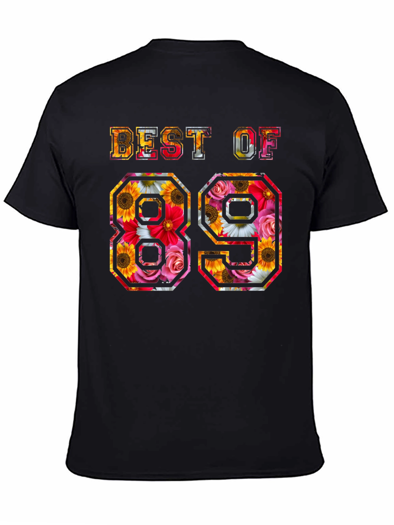 Best of 89 Floral Graphic T-Shirt