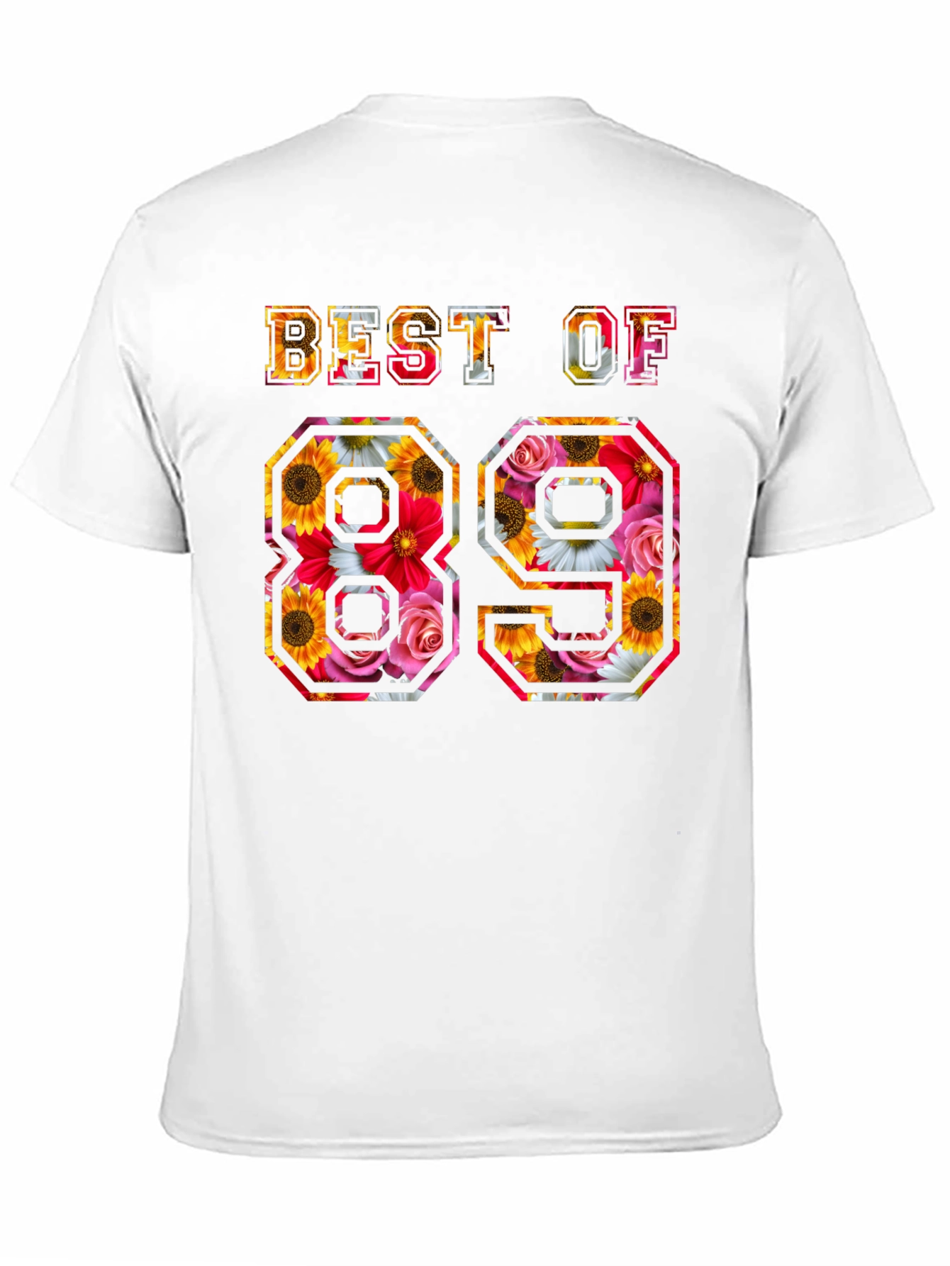 Best of 89 Floral Graphic T-Shirt