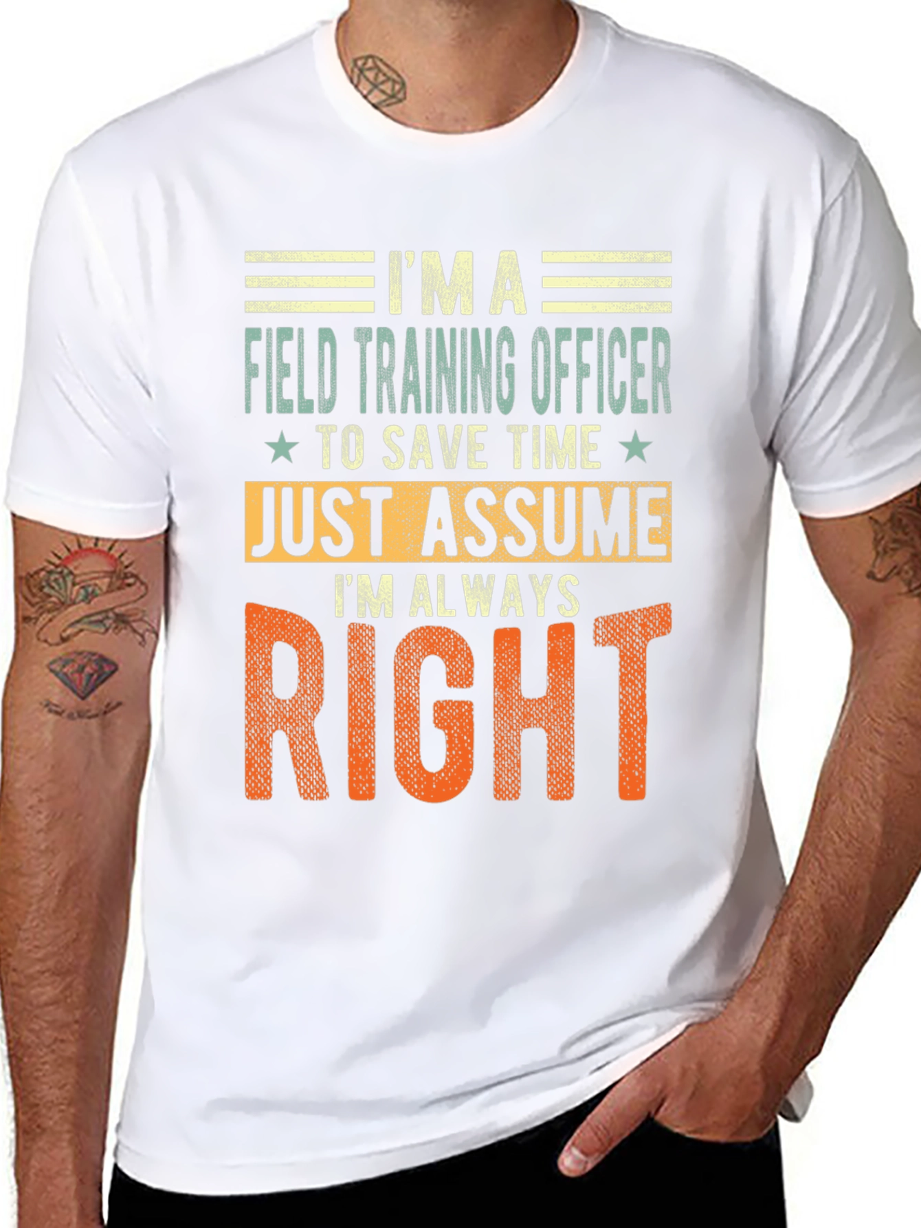 Field Training Officer Novelty Graphic Tee