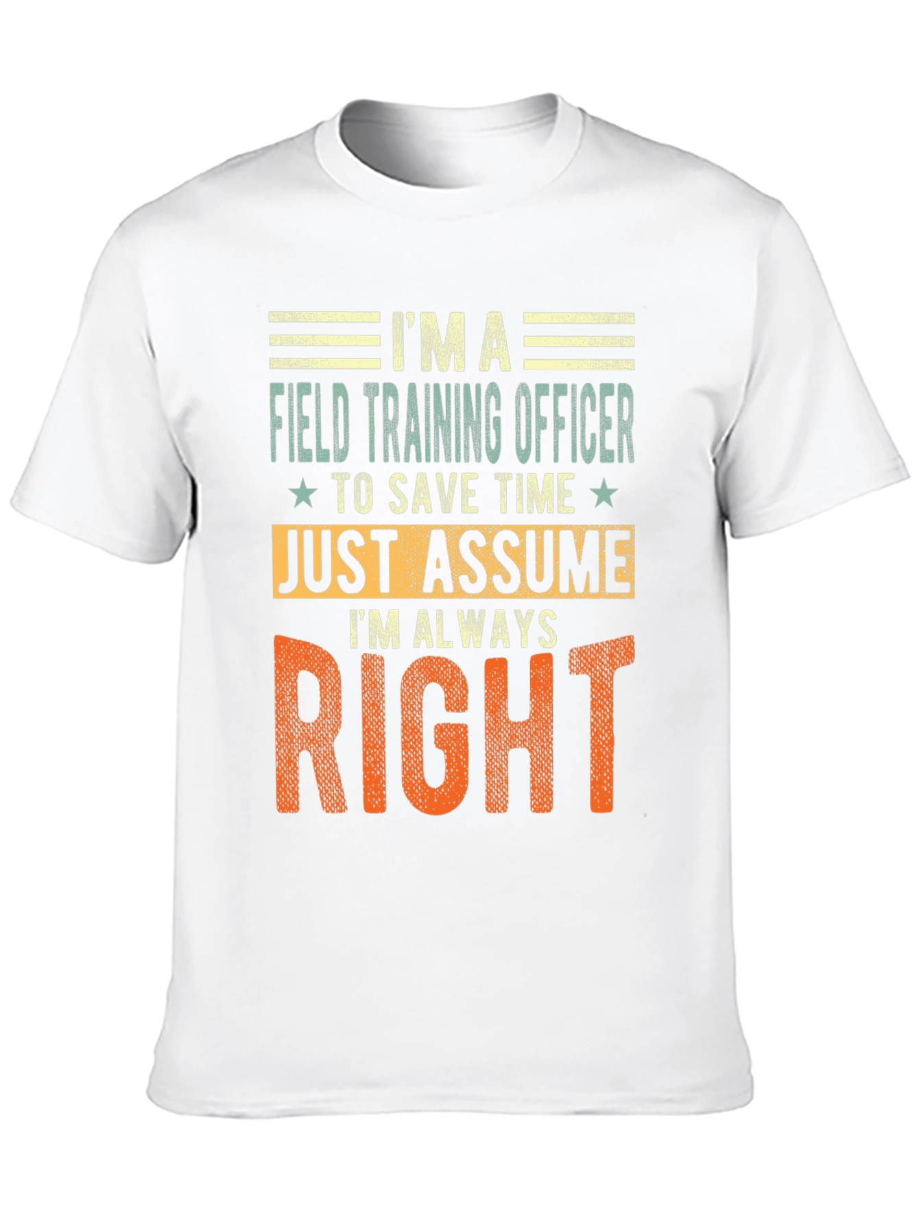 Field Training Officer Novelty Graphic Tee
