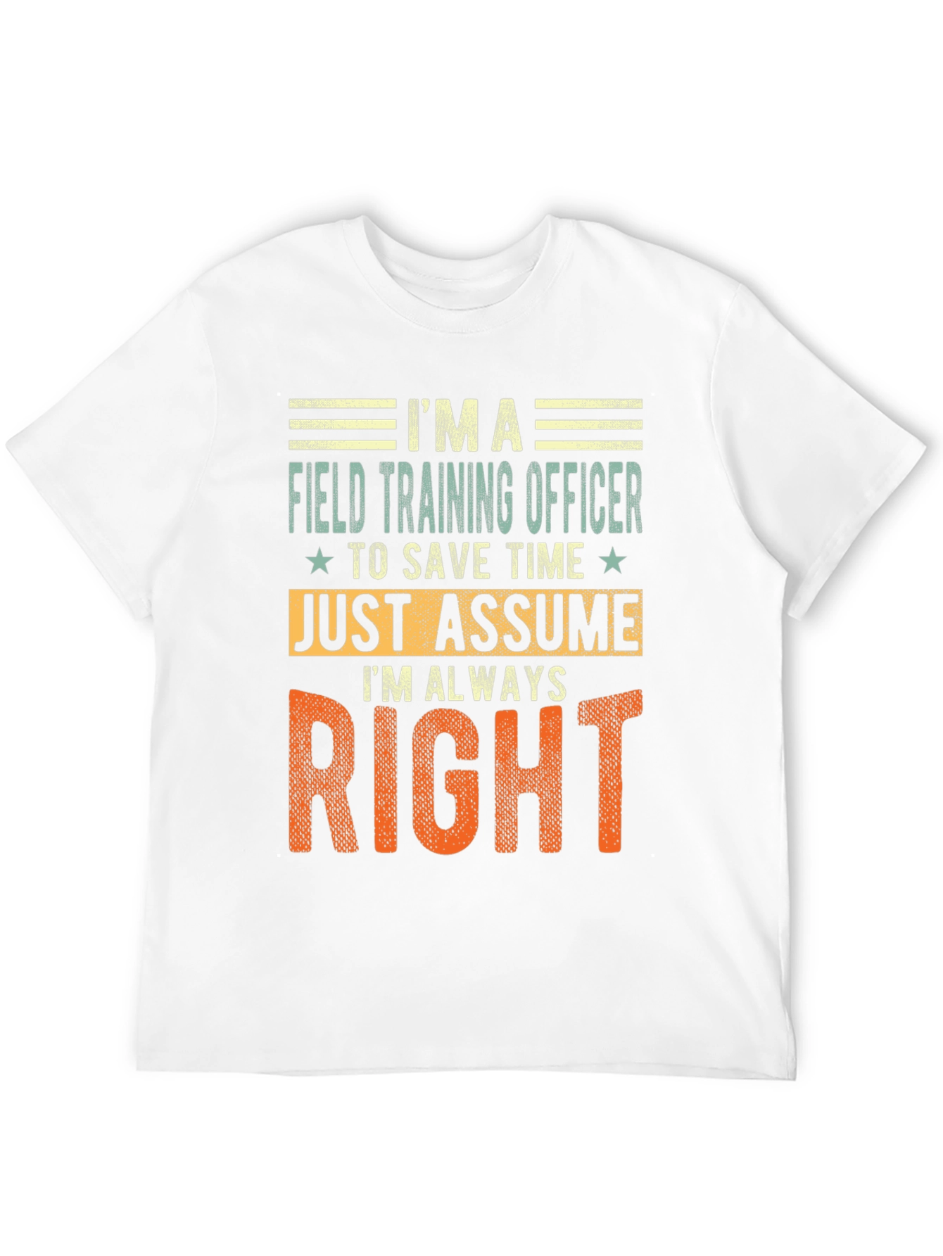 Field Training Officer Novelty Graphic Tee