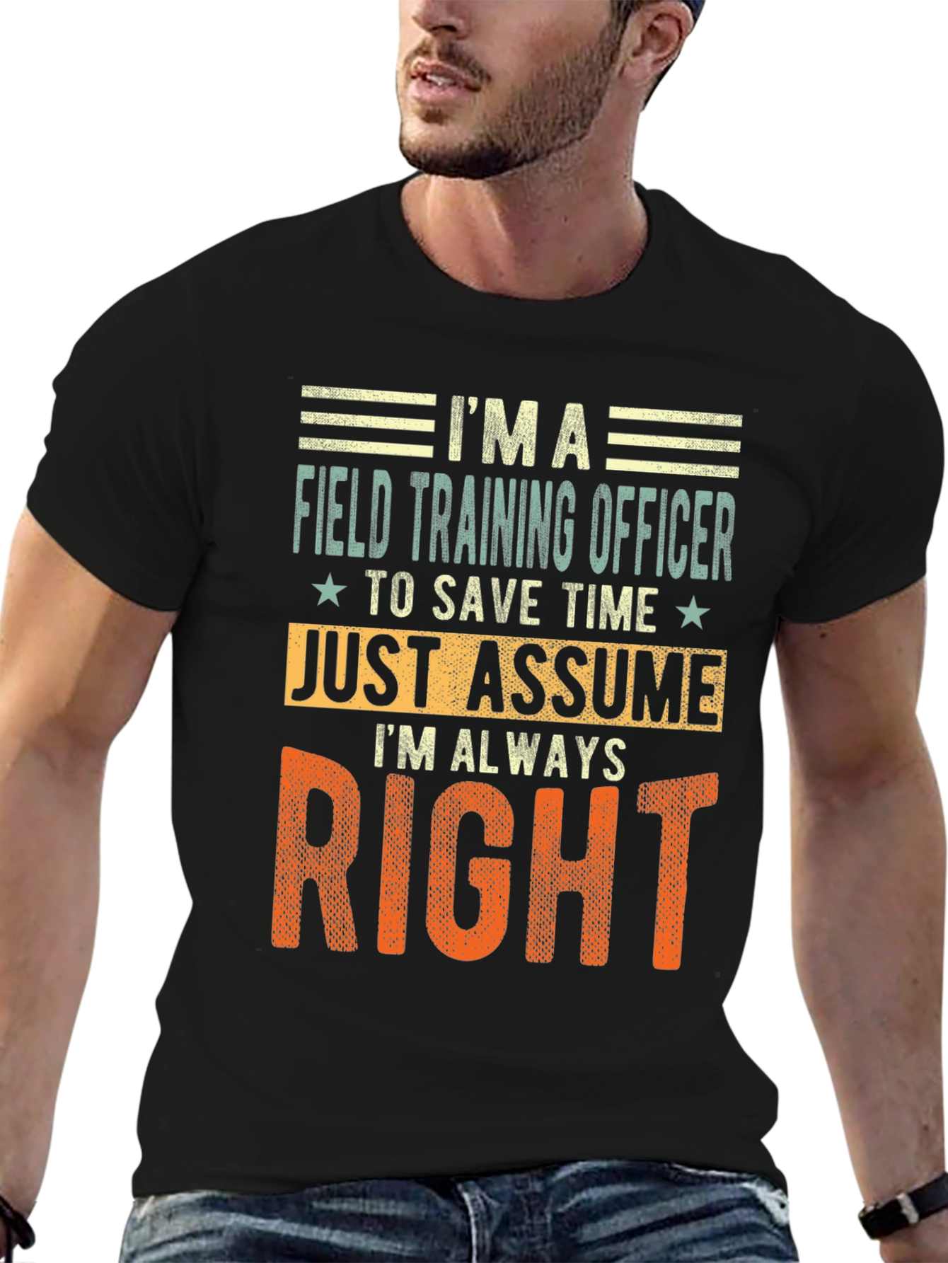 Field Training Officer Novelty Graphic Tee