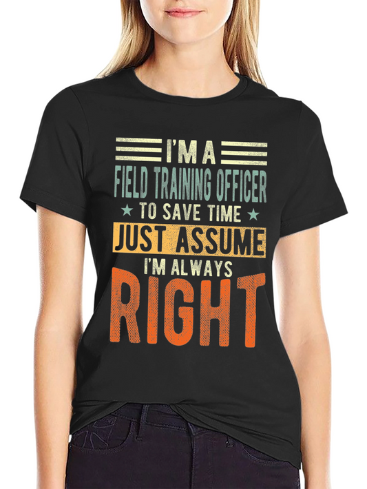 Field Training Officer Novelty Graphic Tee