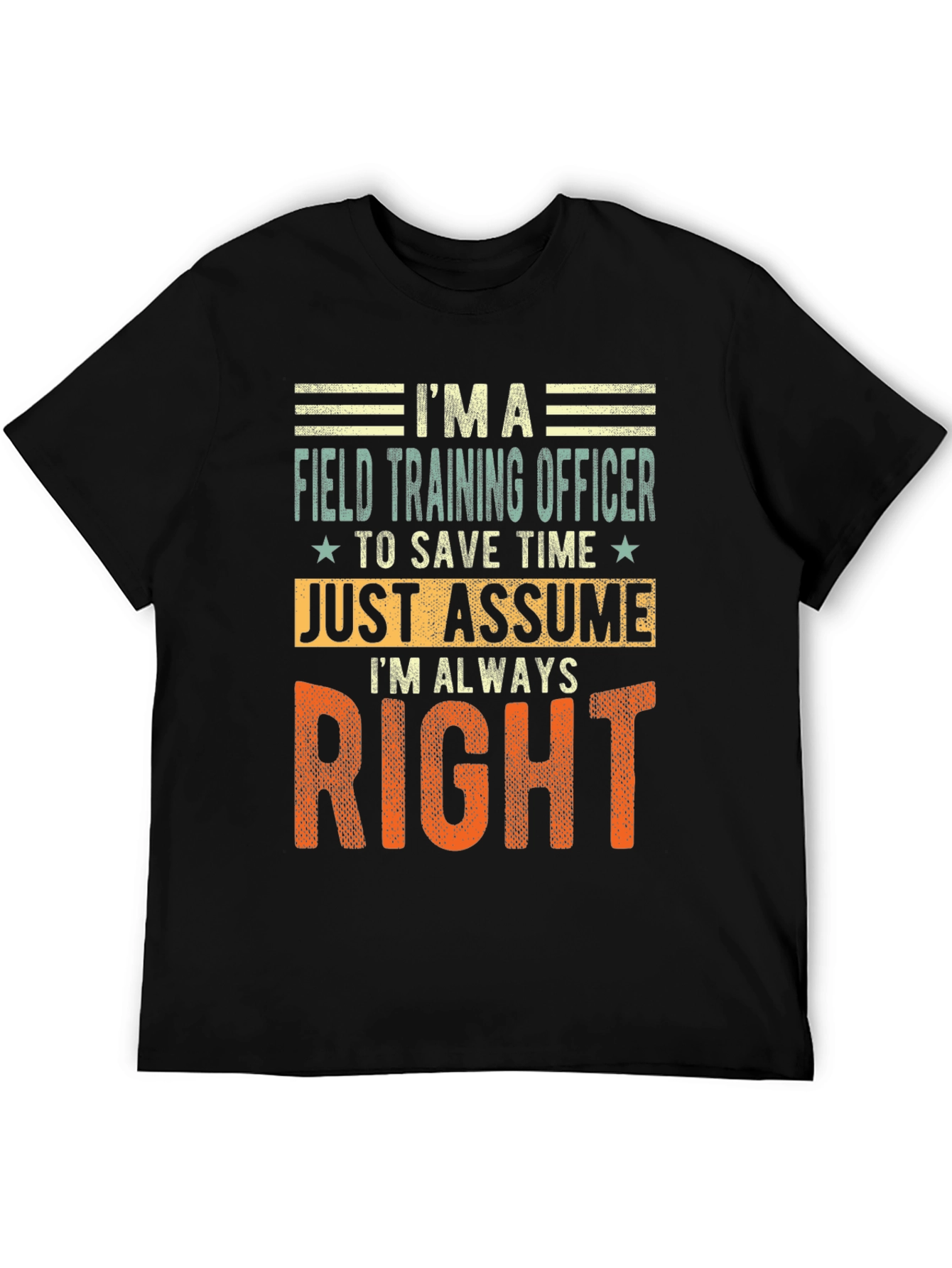 Field Training Officer Novelty Graphic Tee
