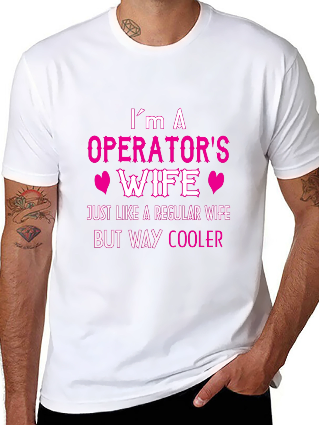 Operators Wife T-Shirt - Cool Wife Tee