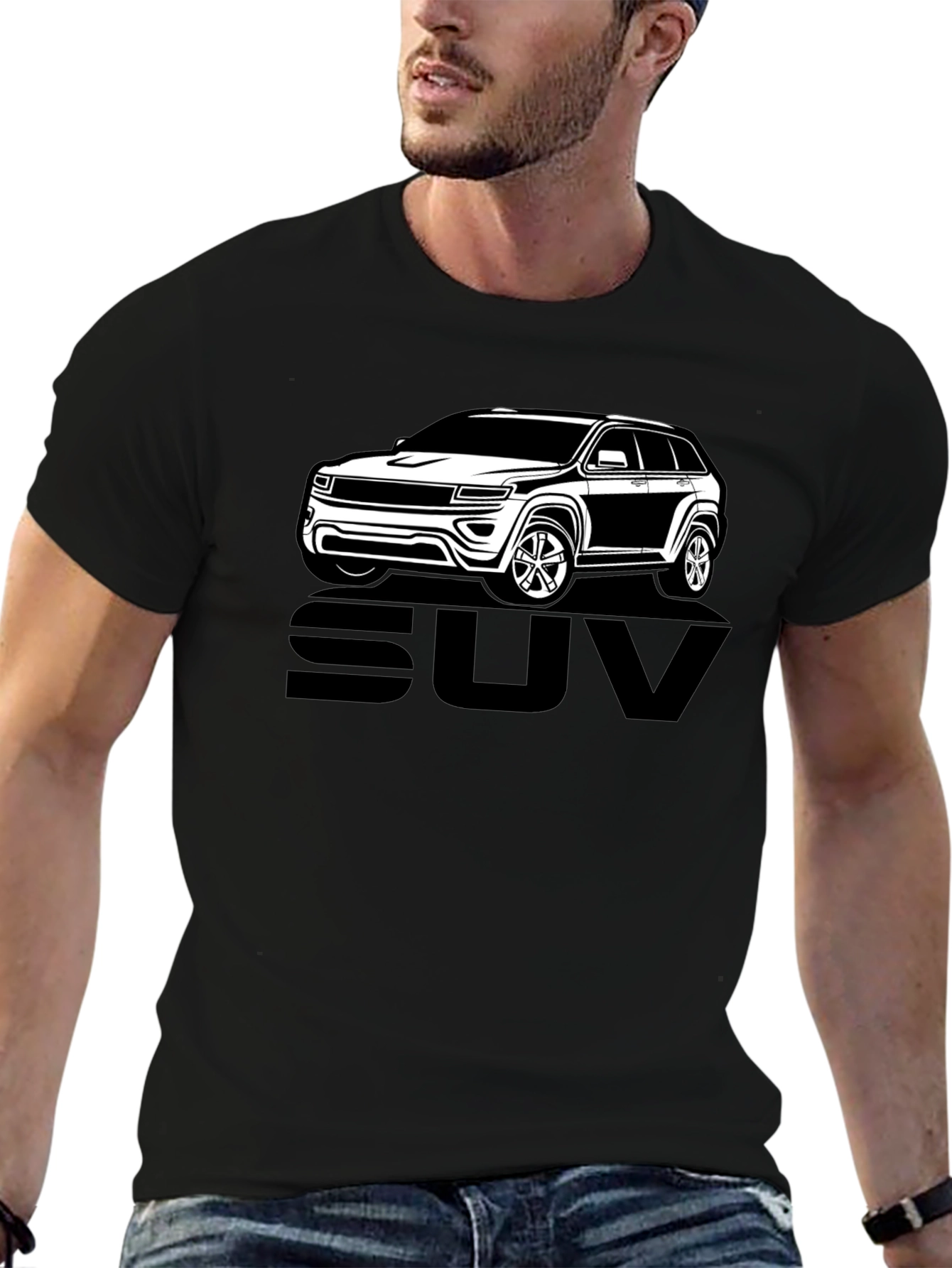 SUV Graphic Tee - Black Unisex T-Shirt