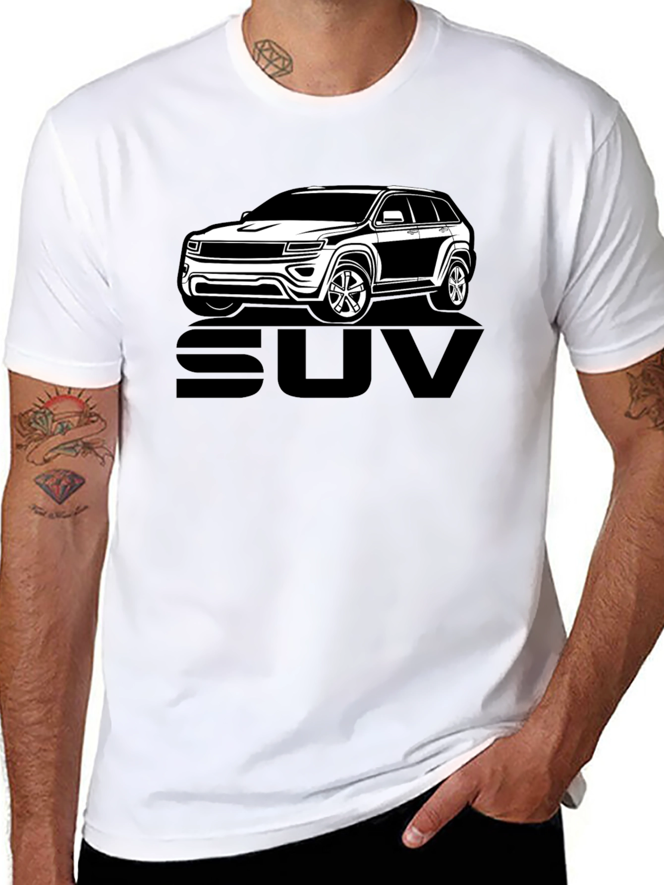 SUV Graphic Tee - Black Unisex T-Shirt