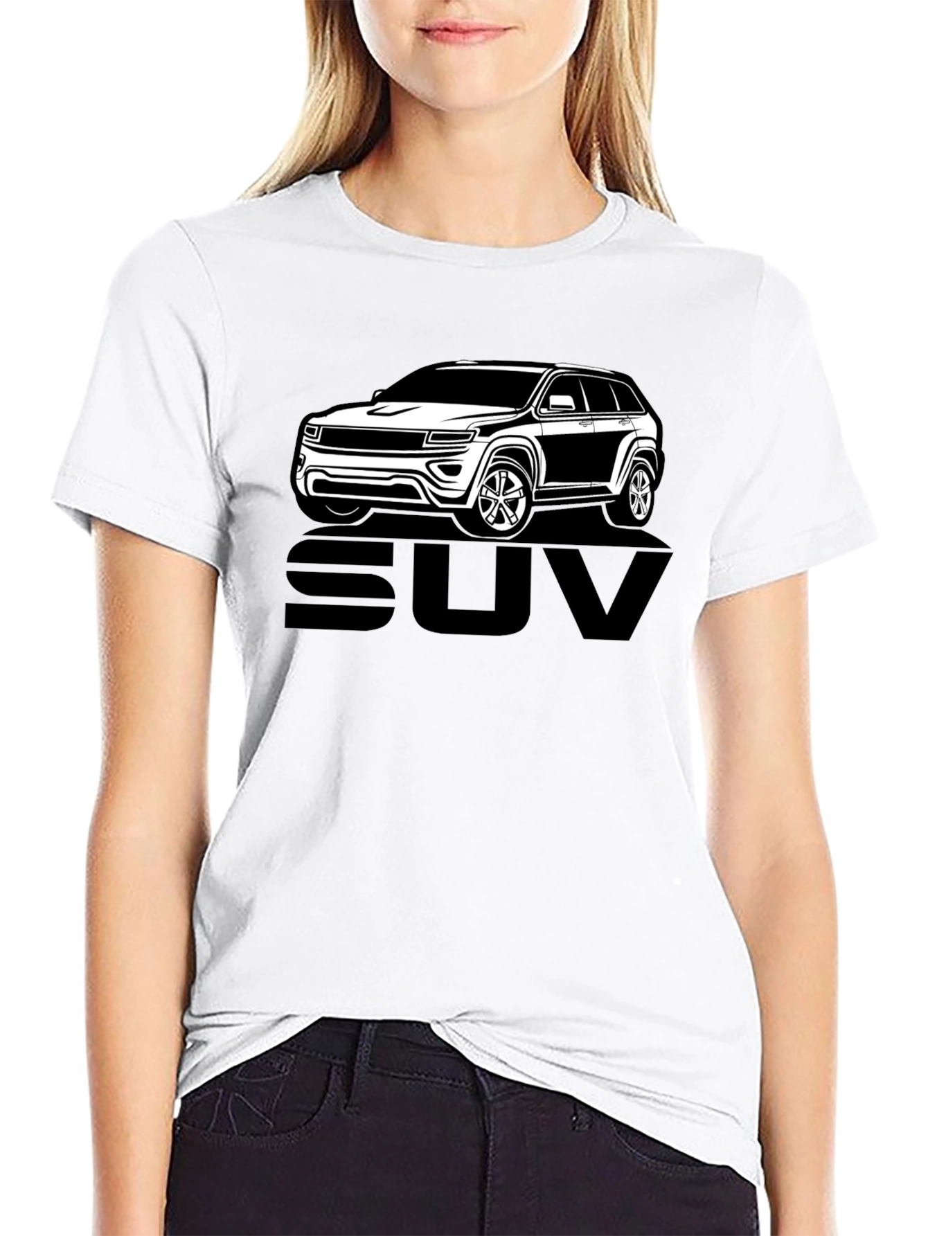SUV Graphic Tee - Black Unisex T-Shirt