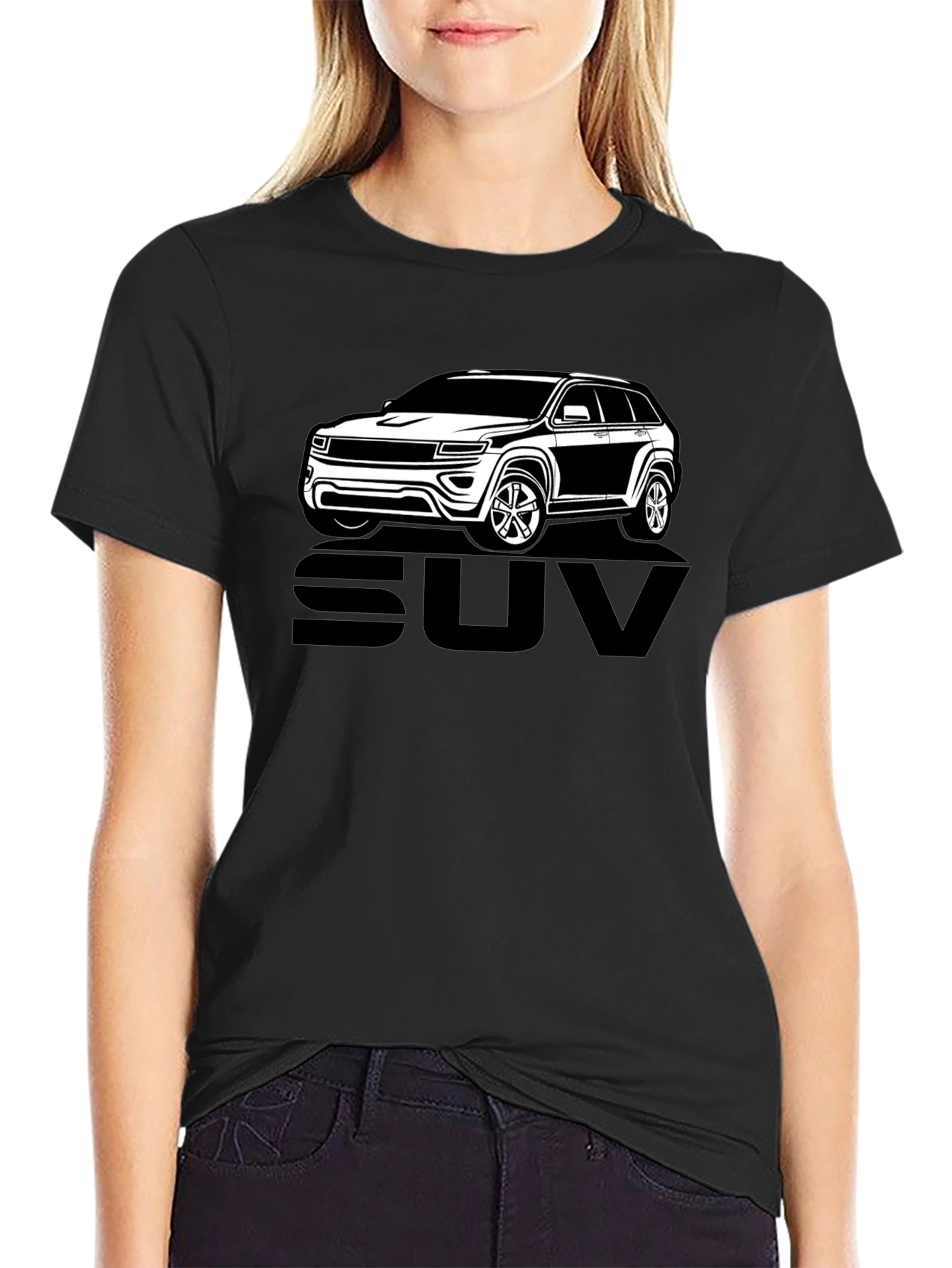 SUV Graphic Tee - Black Unisex T-Shirt