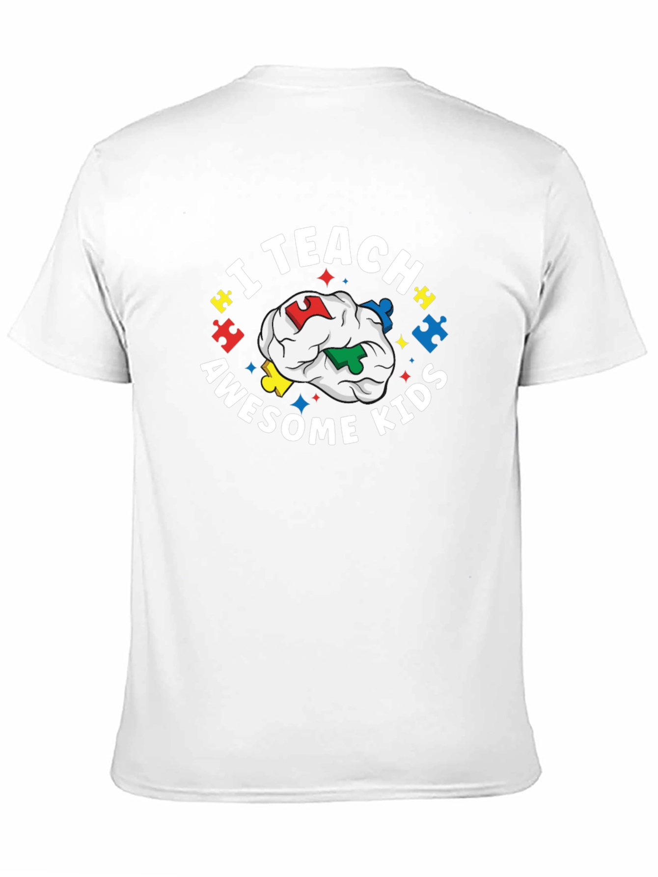 I Teach Awesome Kids Black Tee