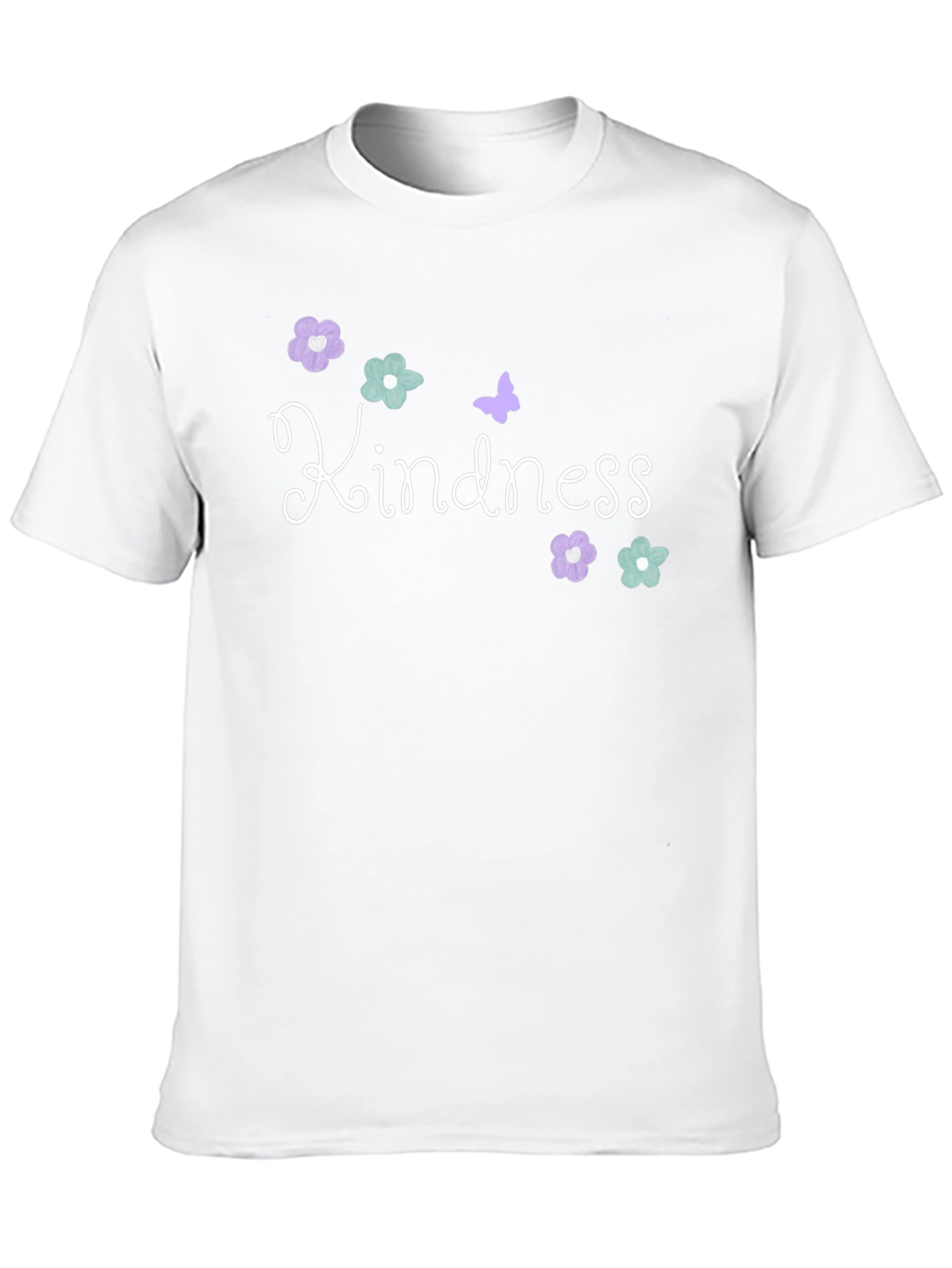 Kindness Graphic Tee - Black Cotton Blend