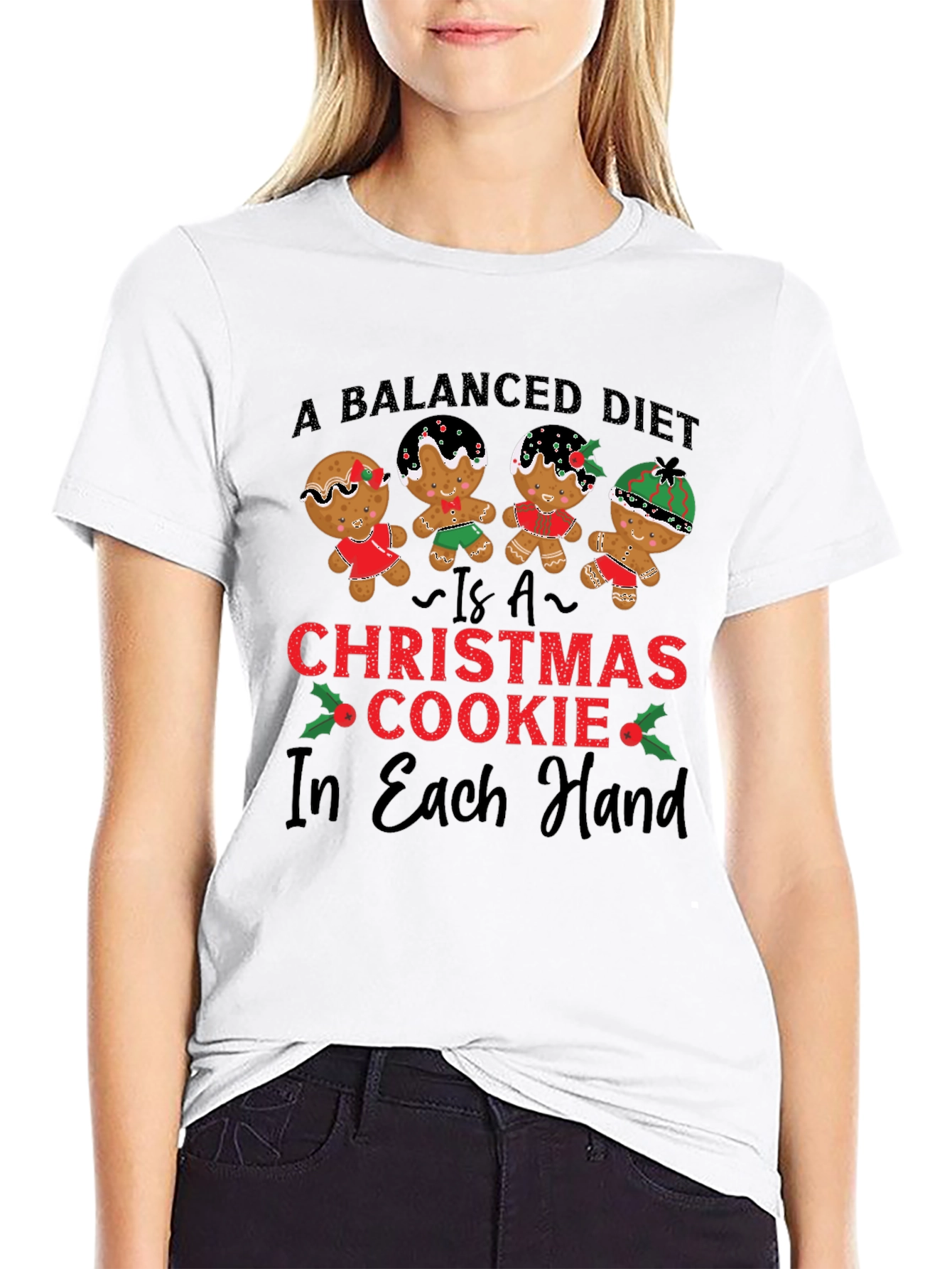Christmas Cookie Balanced Diet T-Shirt