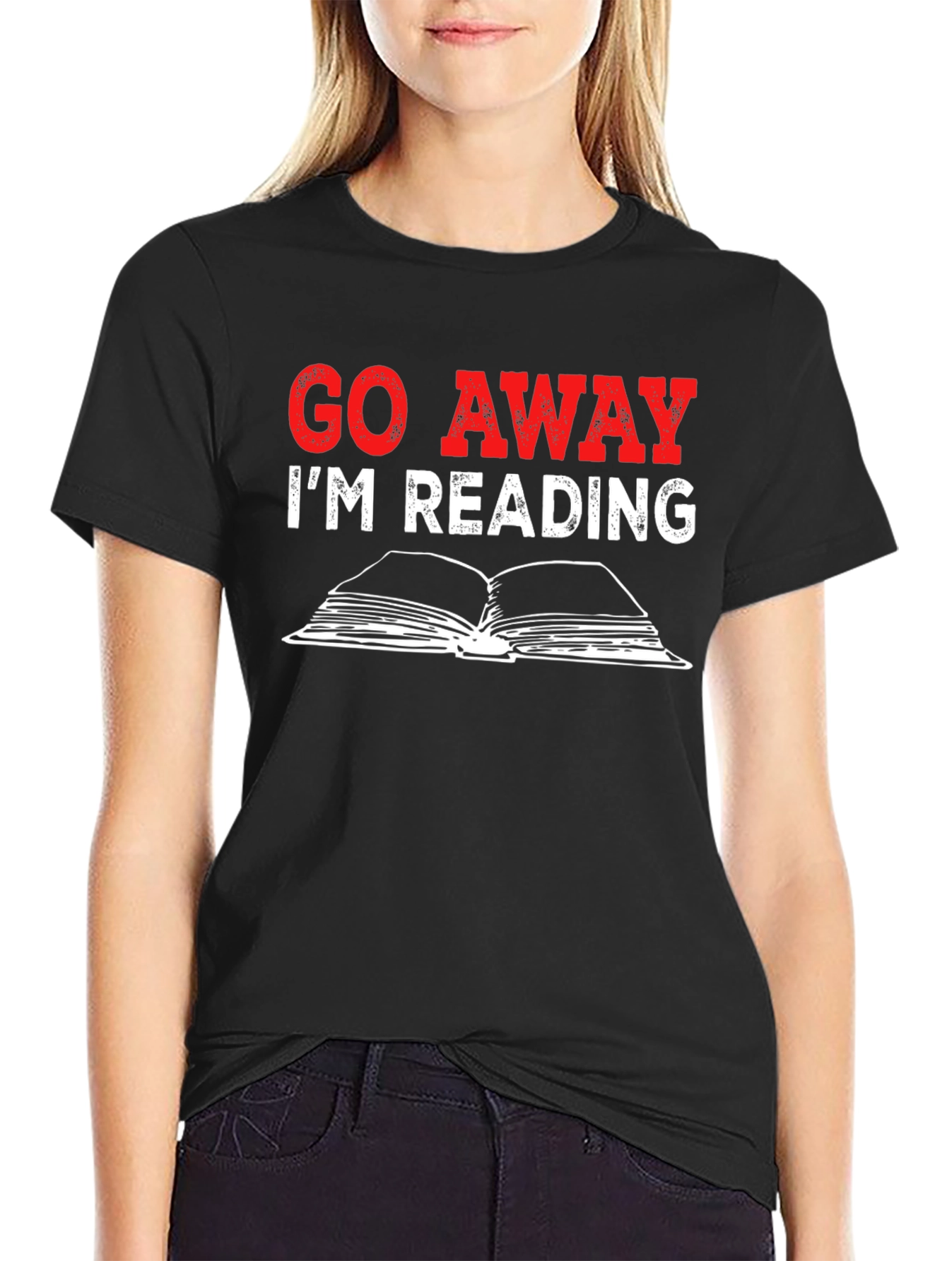 Go Away Im Reading Graphic T-Shirt