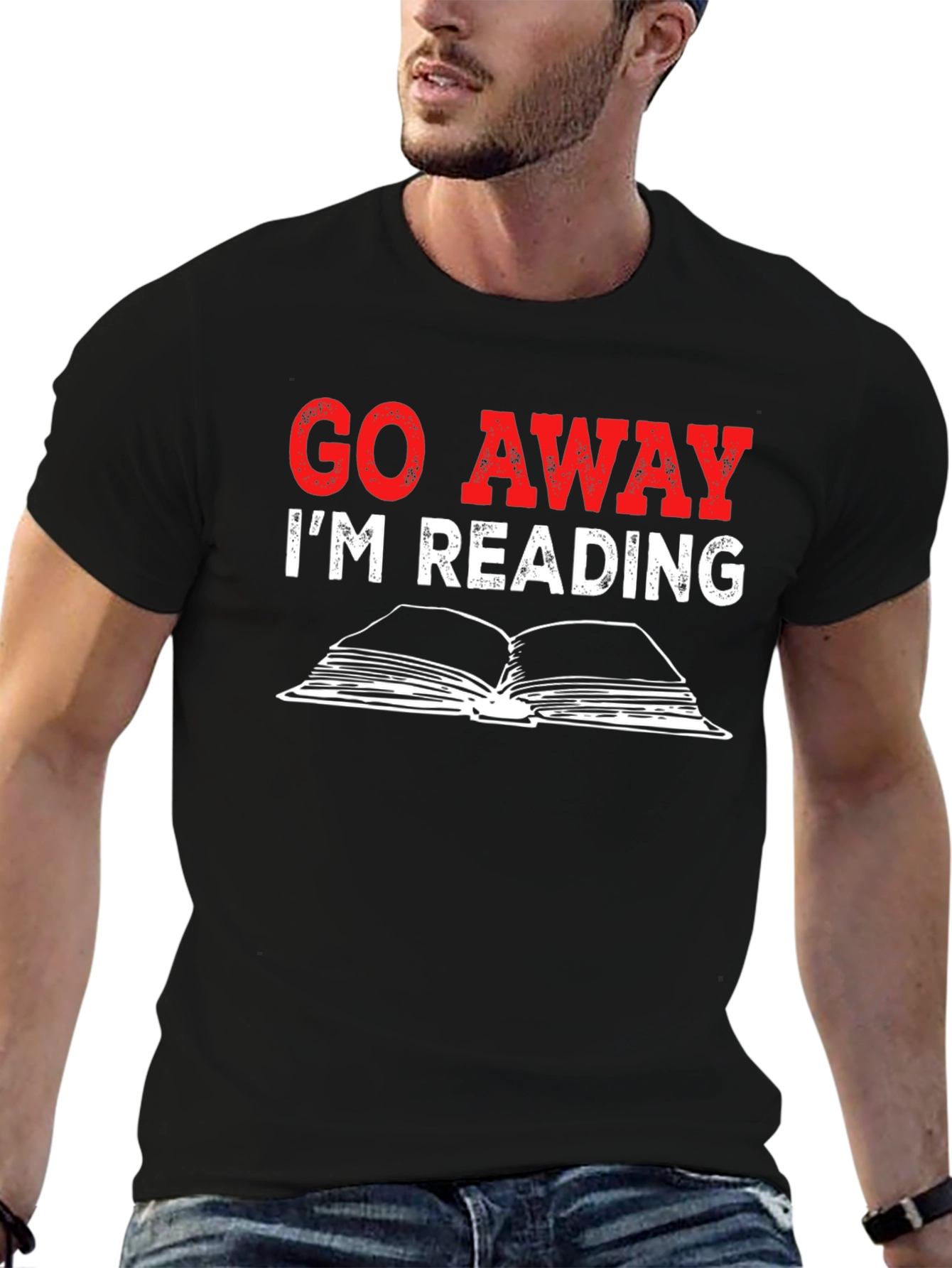 Go Away Im Reading Graphic T-Shirt