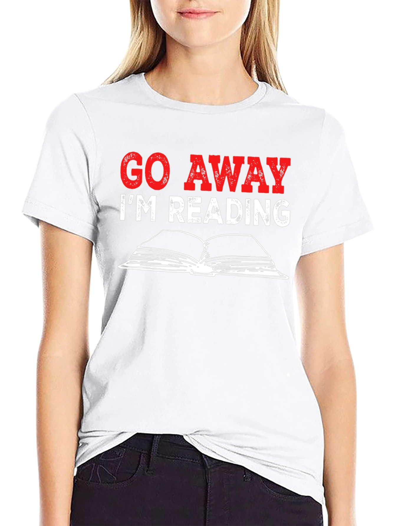 Go Away Im Reading Graphic T-Shirt