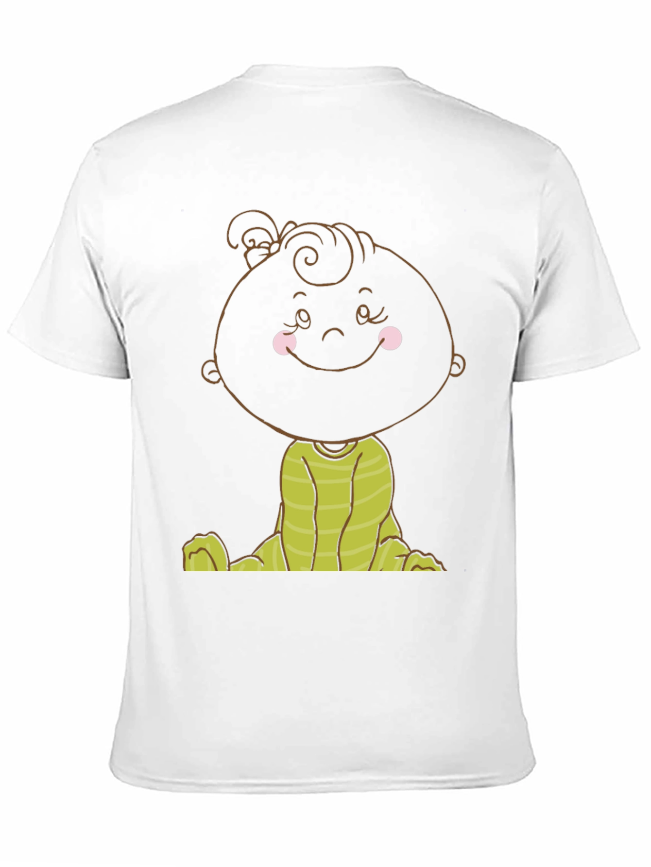 Cute Cartoon Baby Graphic T-Shirt