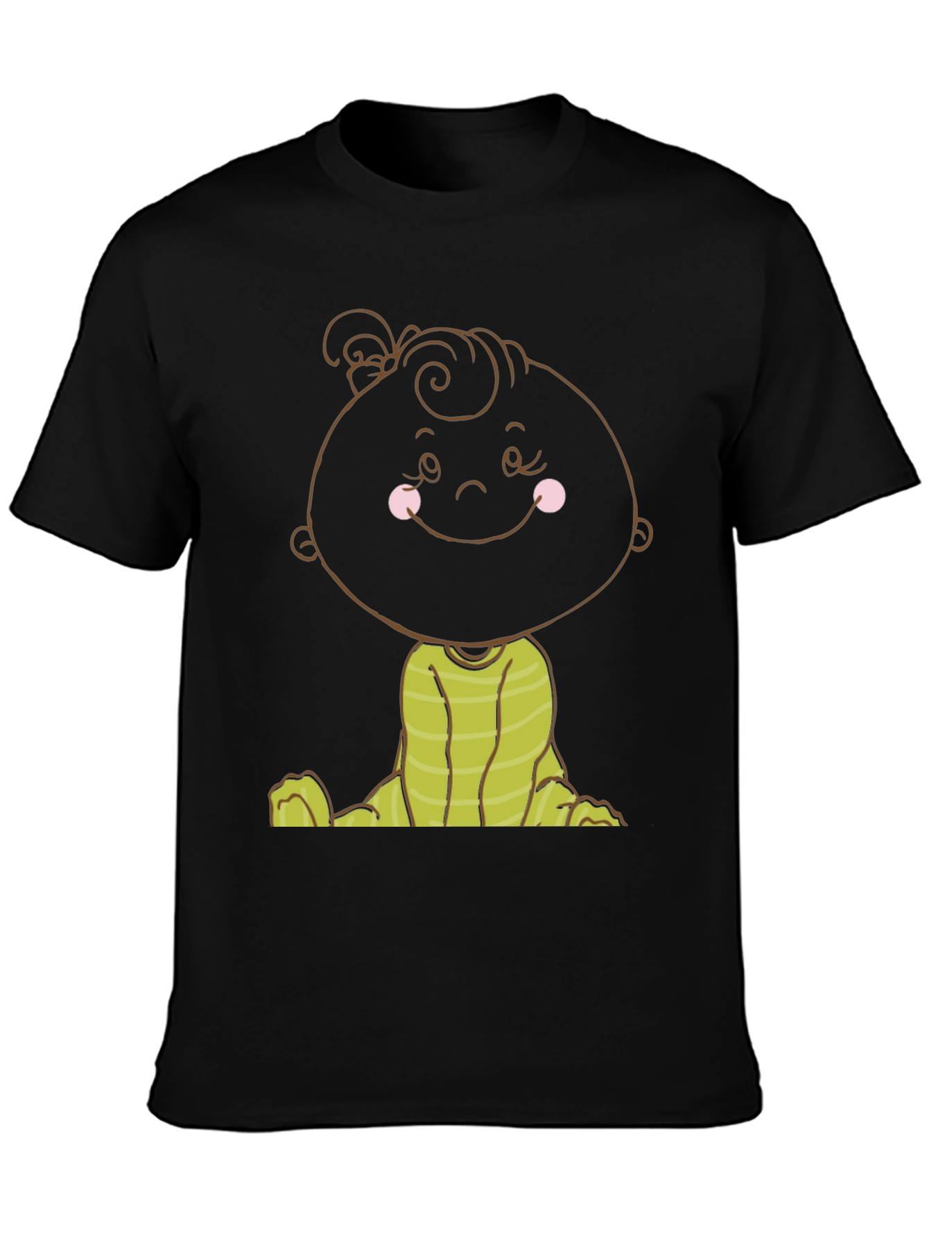 Cute Cartoon Baby Graphic T-Shirt
