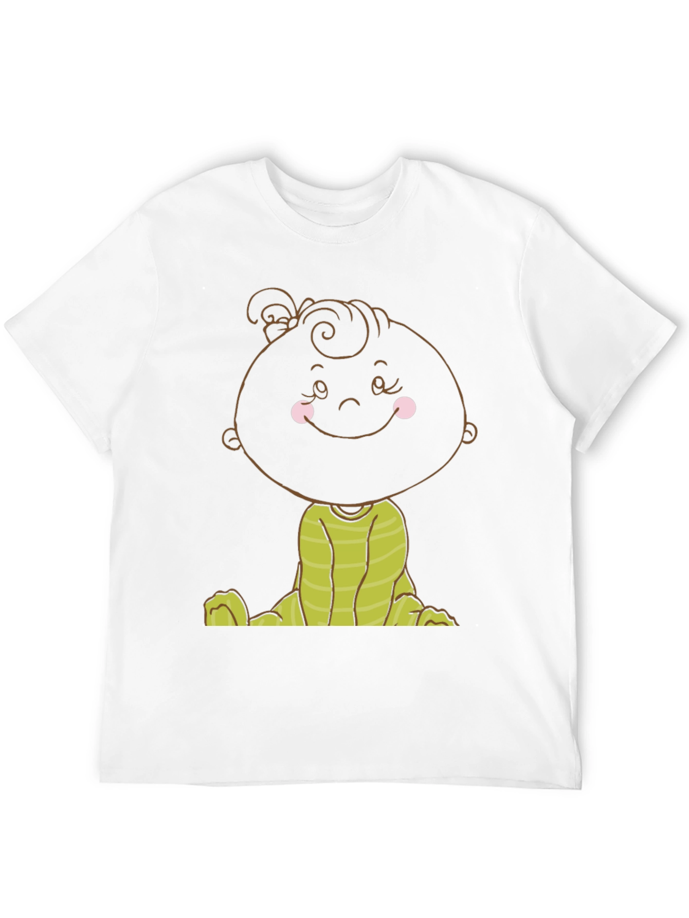 Cute Cartoon Baby Graphic T-Shirt
