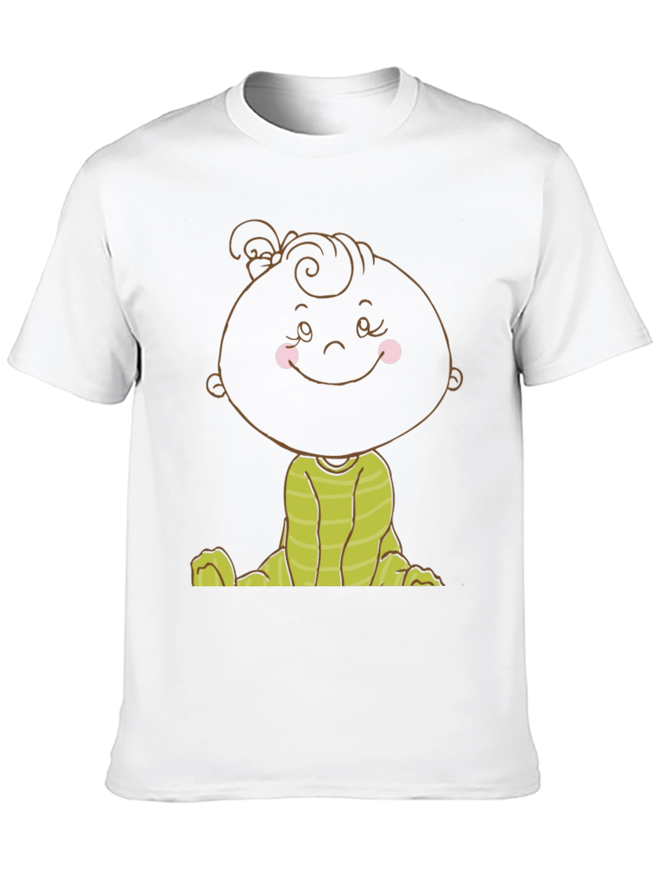 Cute Cartoon Baby Graphic T-Shirt